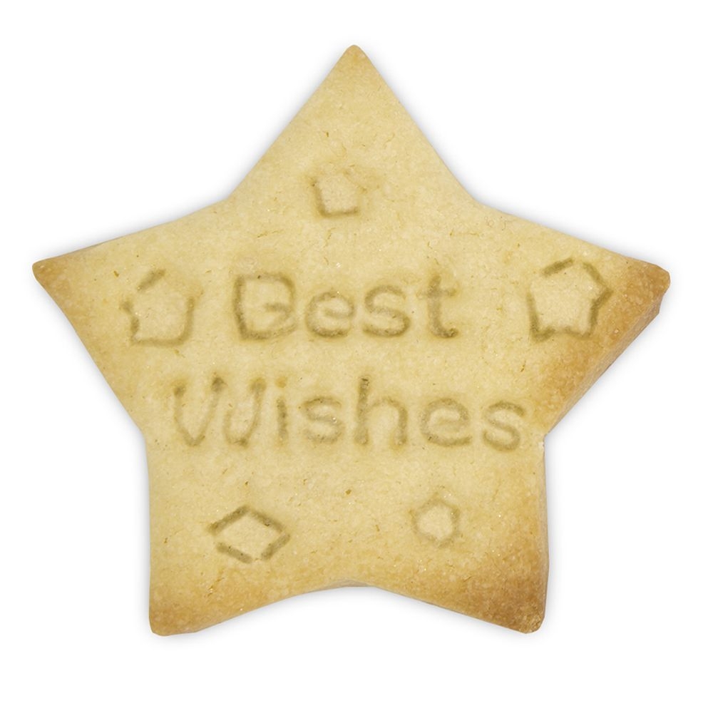 Städter - Cookie cutter Star Best Wishes - 4.5 cm