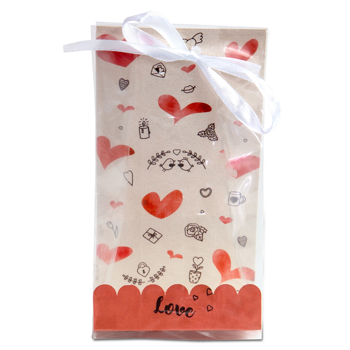Städter - Geschenktüte  - 9 x 25 cm - Set 24-teilig - verschiedene Muster