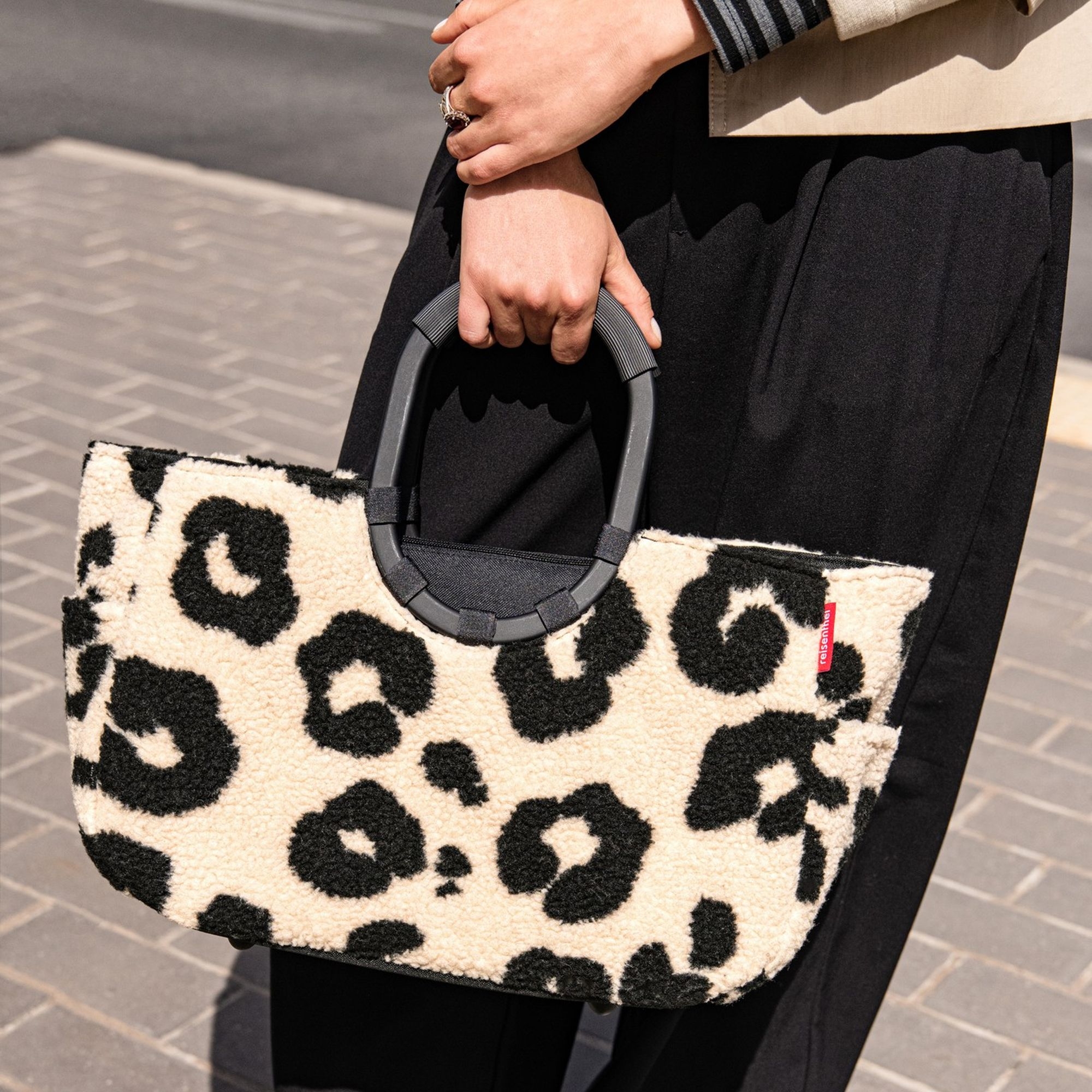 reisenthel - loopshopper M -  teddy leo cream