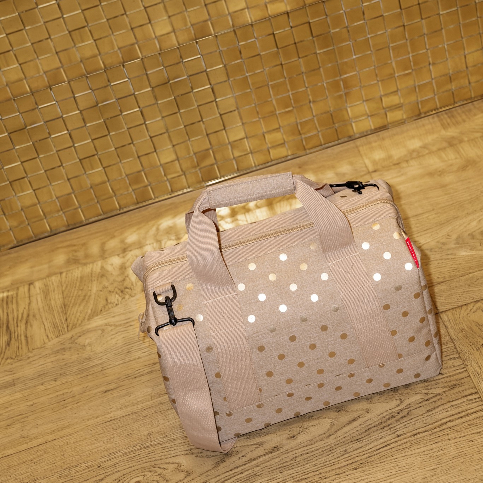 reisenthel - allrounder M - metallic dots coffee reisenthel - allrounder M - metallic dots coffee