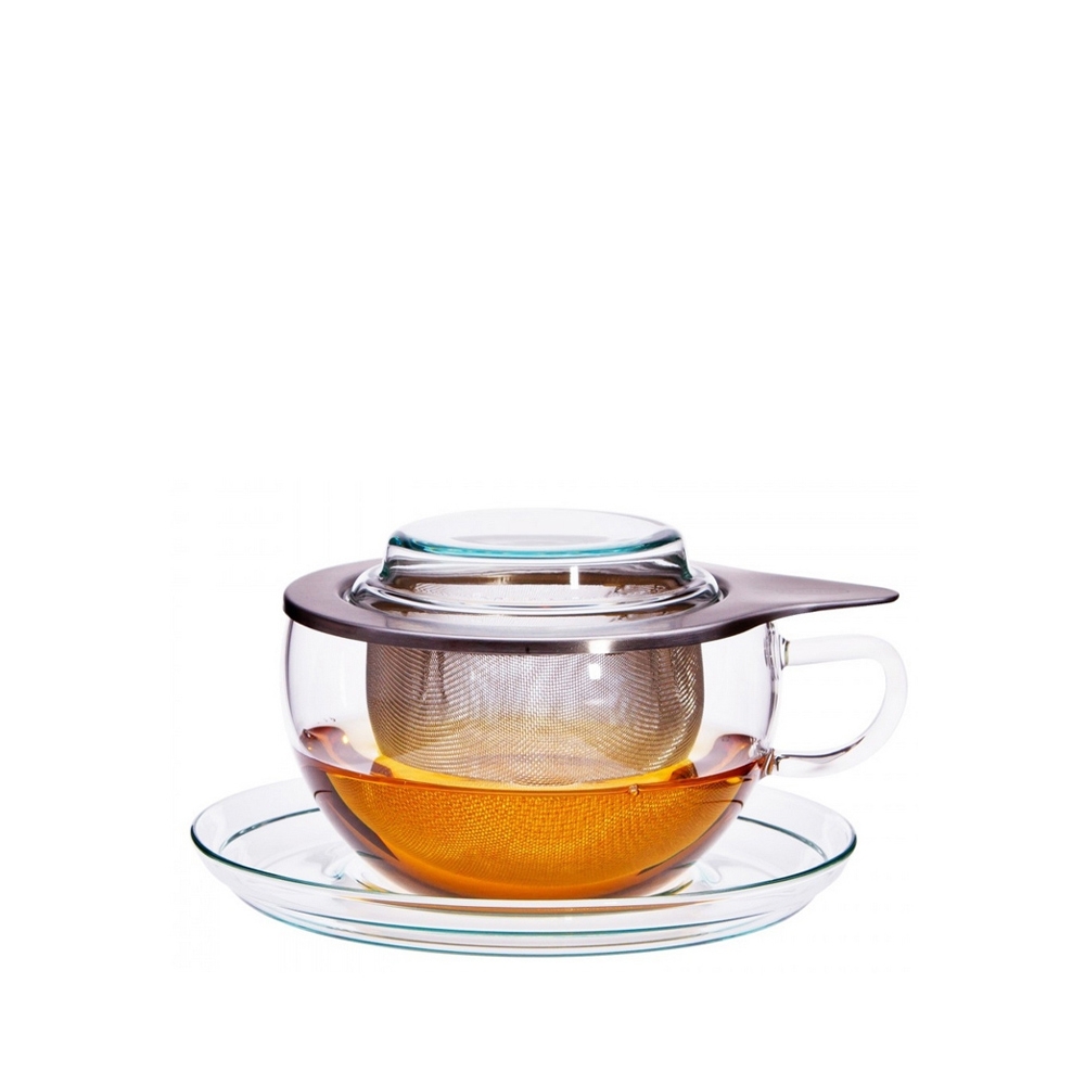 Trendglas Jena - Teeglas mit Edelstahlfilter Trendglas Jena - Teeglas mit Edelstahlfilter