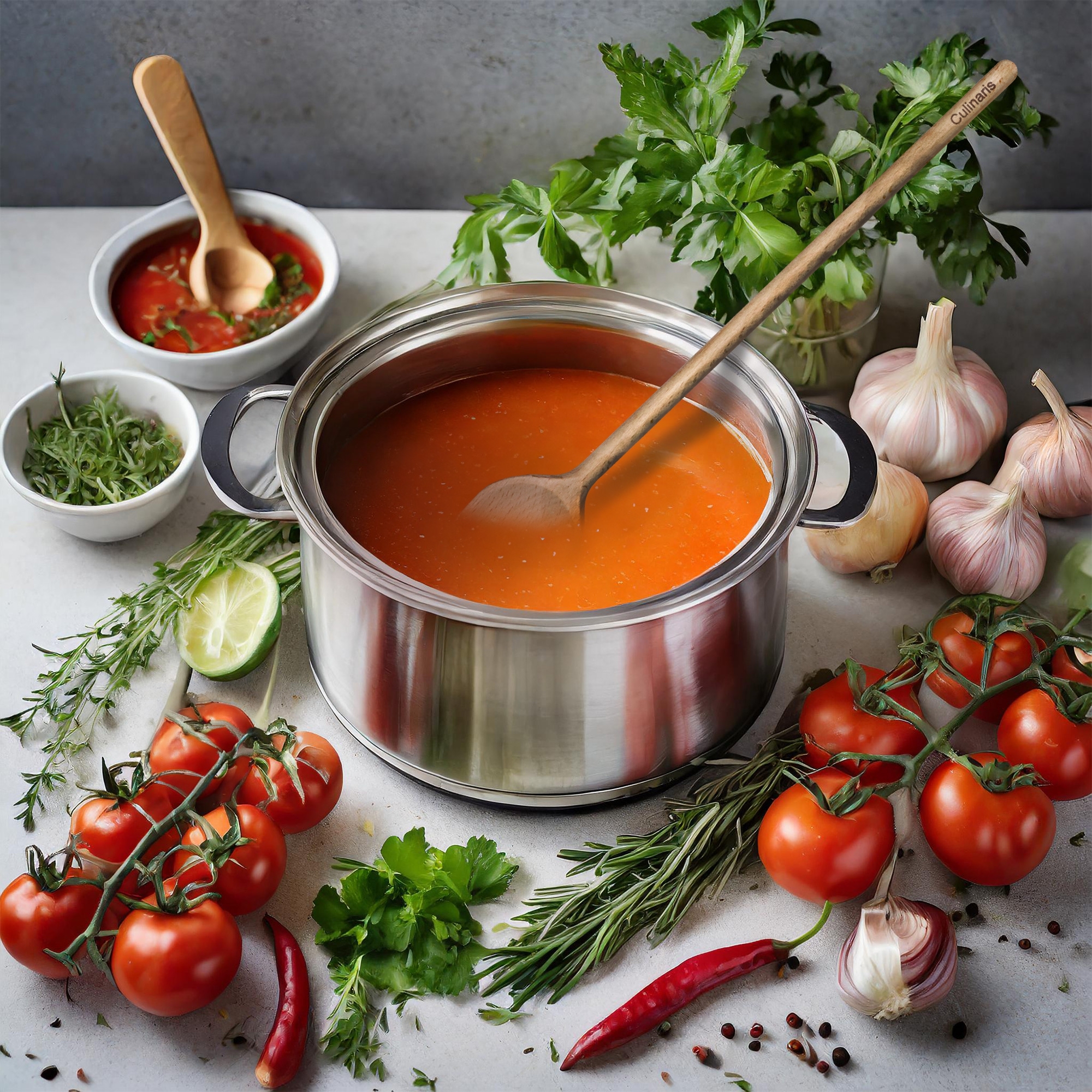 Sharp wooden spoon - beech wood - 35 cm | Culinaris Sharp wooden spoon - beech wood - 35 cm | Culinaris