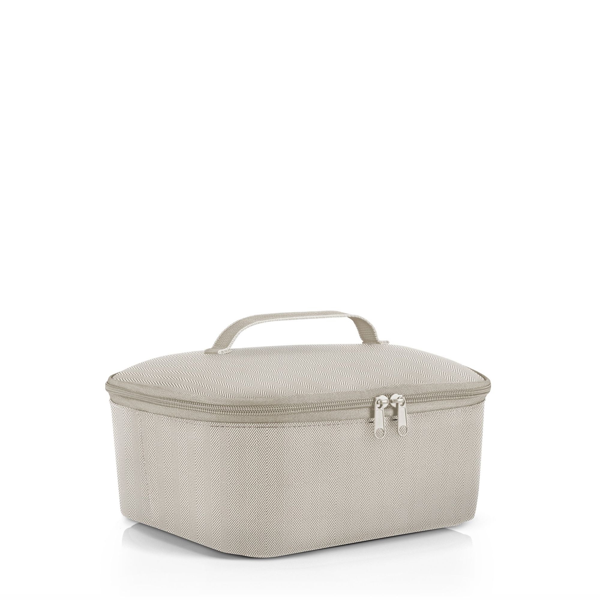 reisenthel - coolerbag M pocket - herringbone sand reisenthel - coolerbag M pocket - herringbone sand
