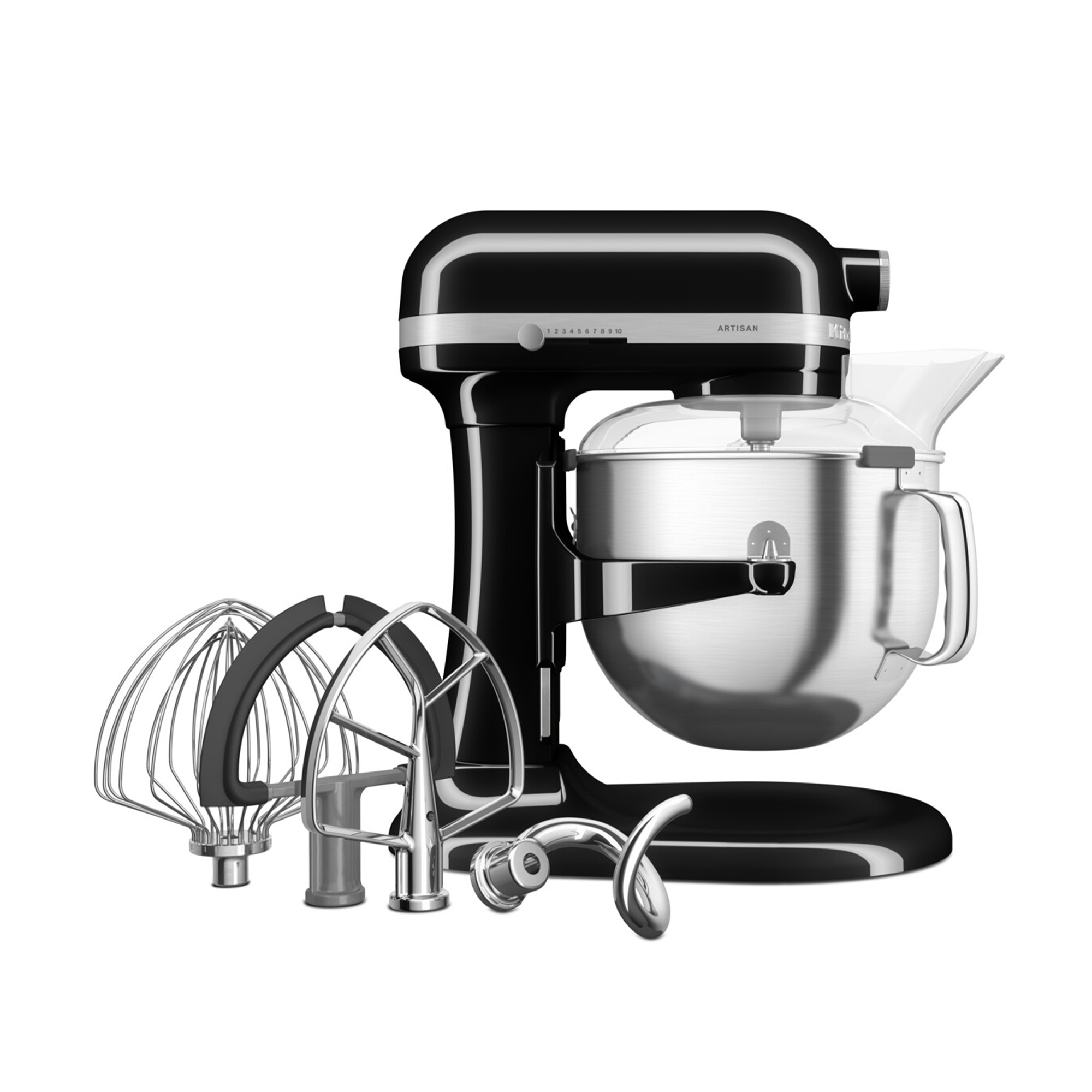 KitchenAid - Set Küchenmaschine 6,6 L + 15 tlg. Küchenhelfer-Set + Rezeptbuch „Patisserie leichtgemacht“ - Onyx Schwarz KitchenAid - Set Küchenmaschine 6,6 L + 15 tlg. Küchenhelfer-Set + Rezeptbuch „Patisserie leichtgemacht“ - Onyx Schwarz