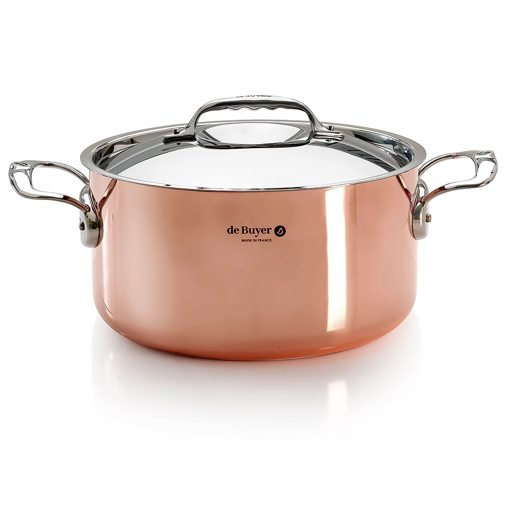 de Buyer - Copper Cookware Set of 3 - Prima Matera de Buyer - Copper Cookware Set of 3 - Prima Matera