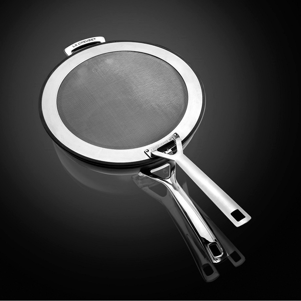 Le Creuset - Pfannen Spritzschutz in 2 Größen wählbar Le Creuset - Pfannen Spritzschutz in 2 Größen wählbar