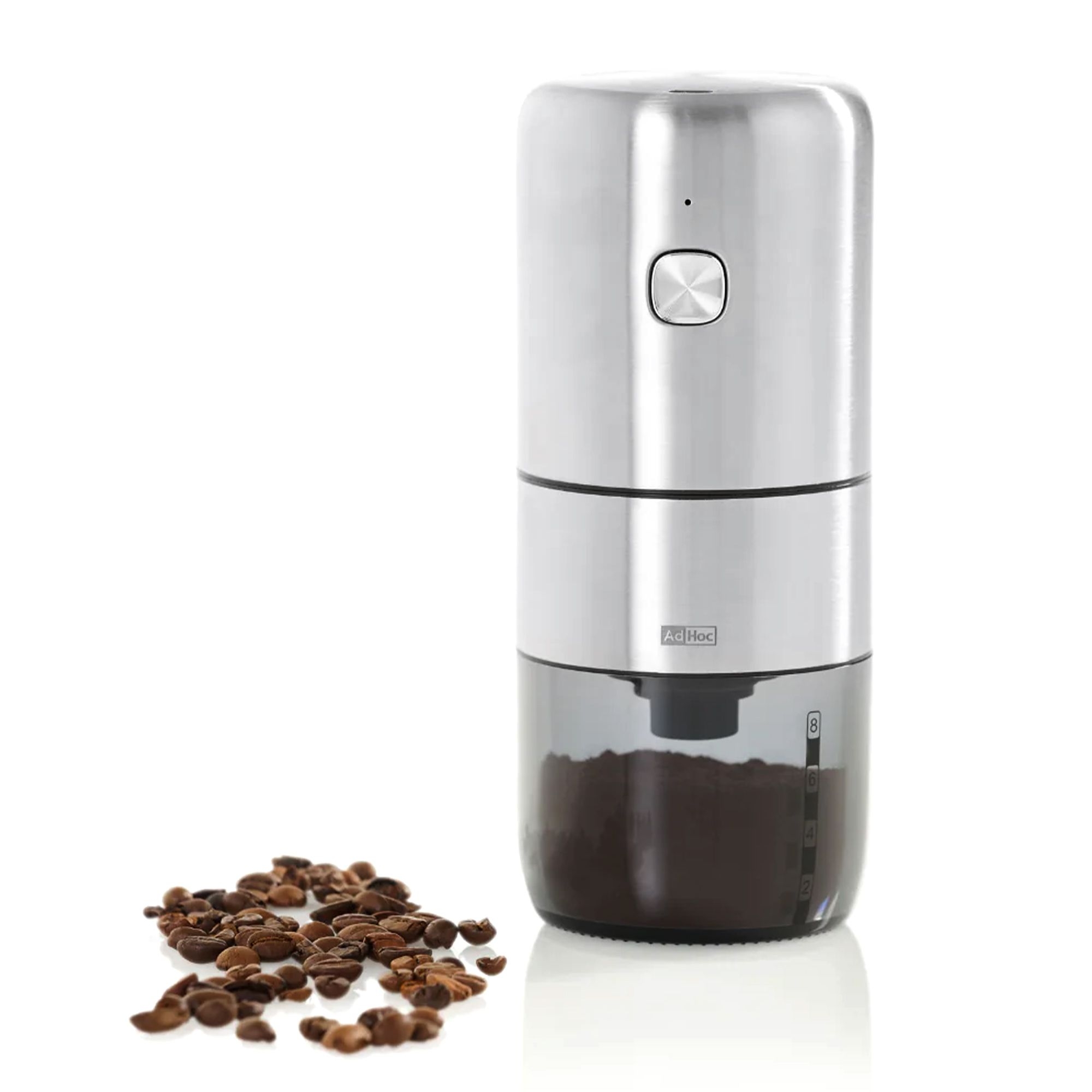 AdHoc - Elektrische Kaffeemühle i.Mill aus Edelstahl