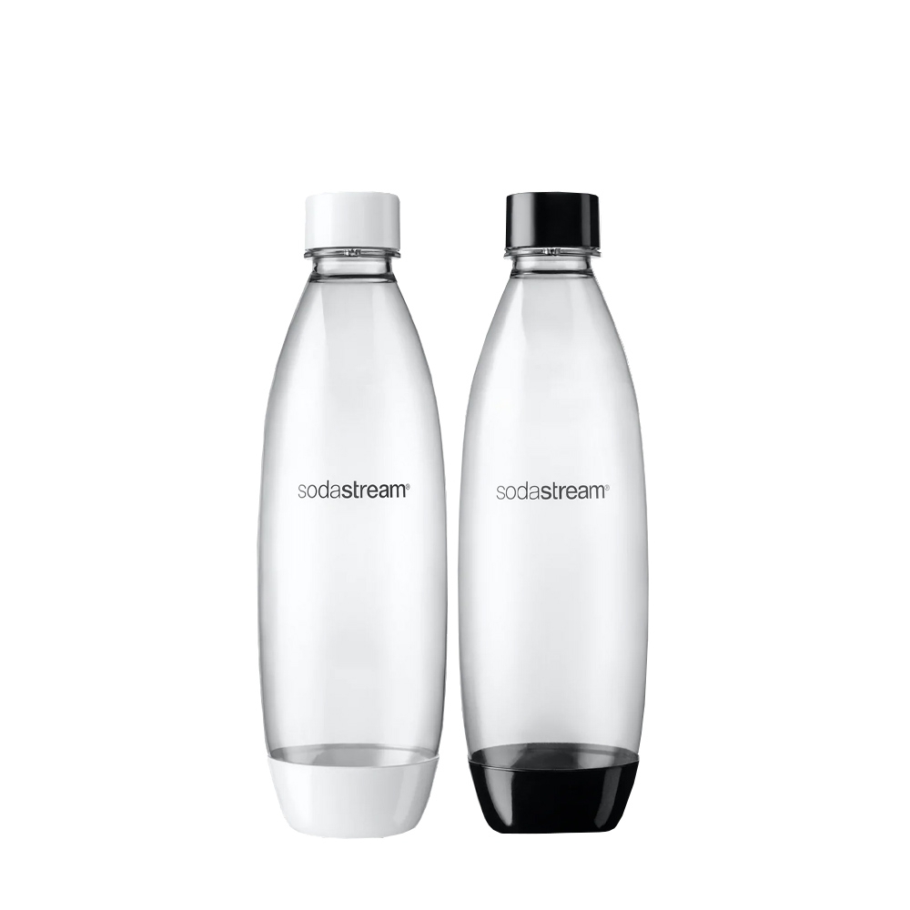 SODASTREAM - Replacement bottles Fuse 1L white+black SODASTREAM - Replacement bottles Fuse 1L white+black