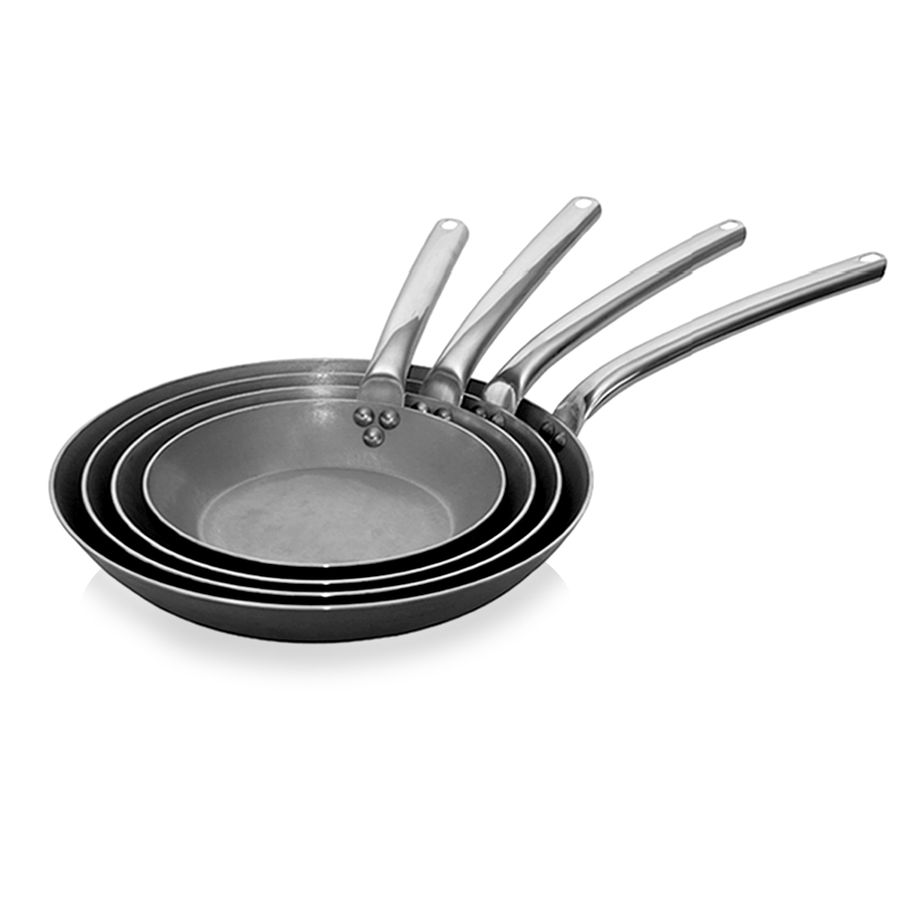 de Buyer - Carbone PLUS - Runde Bratpfanne mit Rohrstiel de Buyer - Carbone PLUS - Runde Bratpfanne mit Rohrstiel