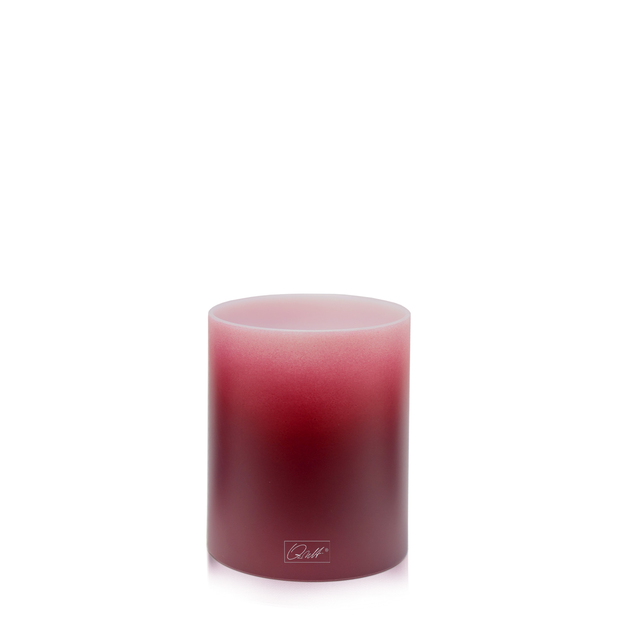 Qult Farluce Inside - Tealight Candle Holder Ø 8 x H 9 cm - Merlot Red