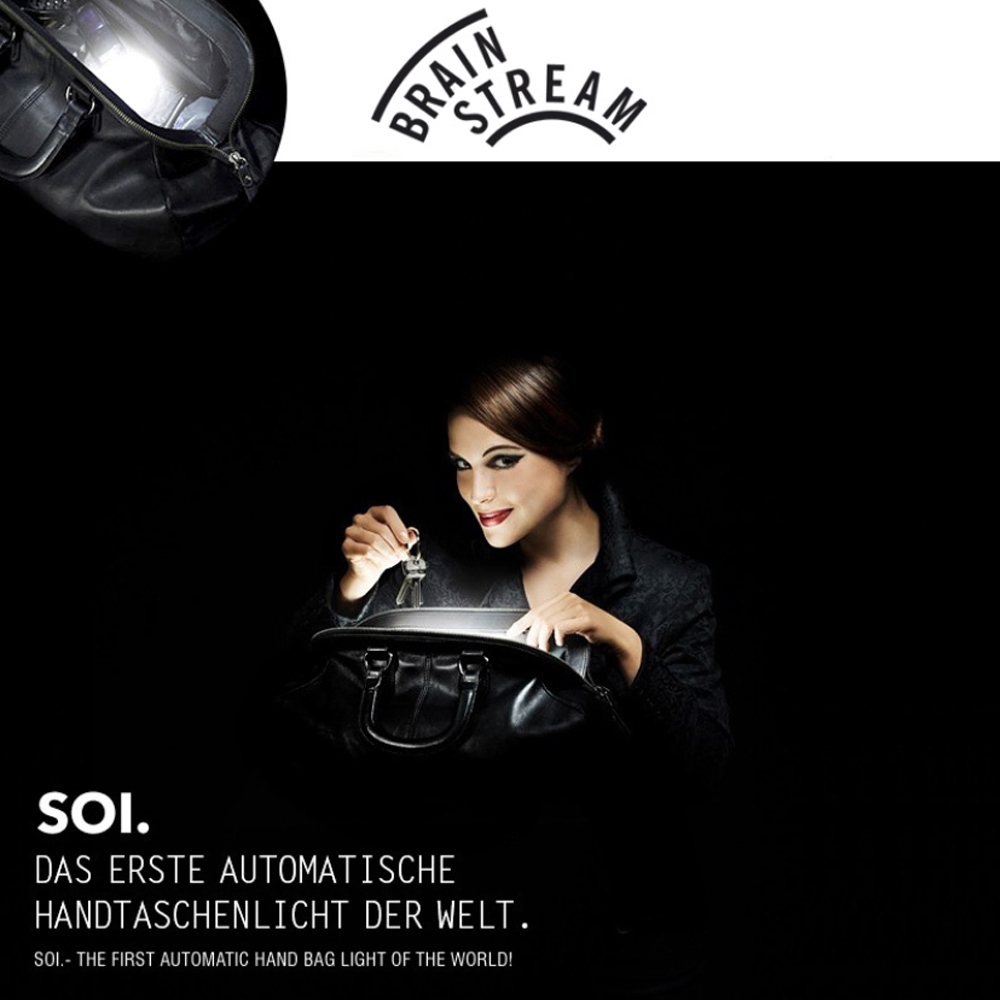 Brainstream - SOI Handtaschenlicht mit Powerbank 2000mAh