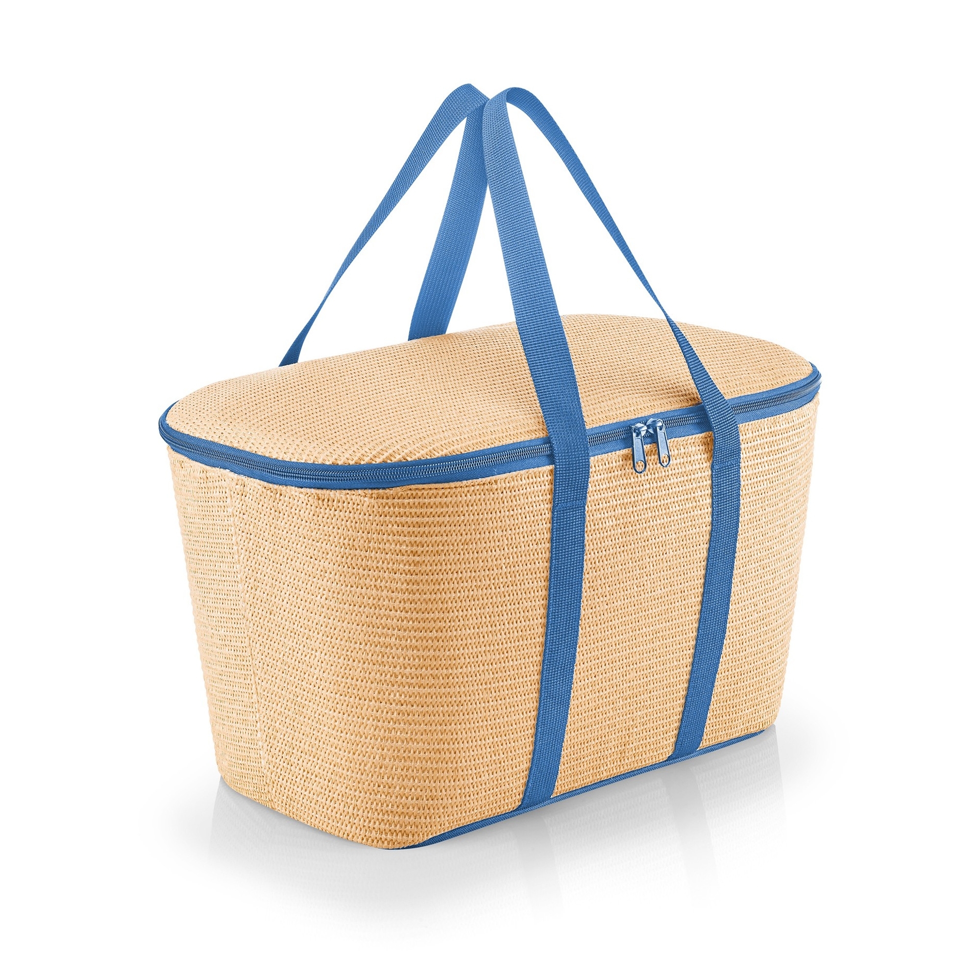 reisenthel - coolerbag - raffia blue reisenthel - coolerbag - raffia blue