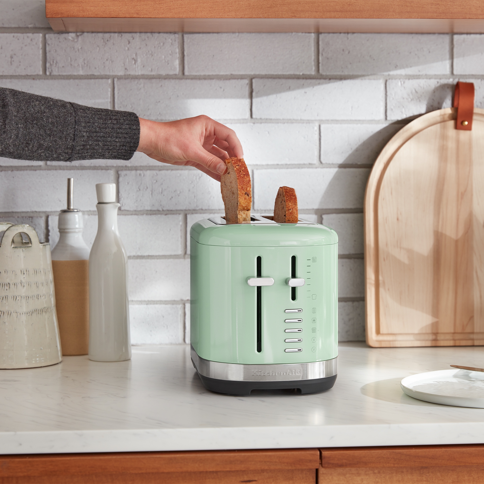 KitchenAid - Toaster mit manueller Bedienung für 2 Scheiben - Pistazie