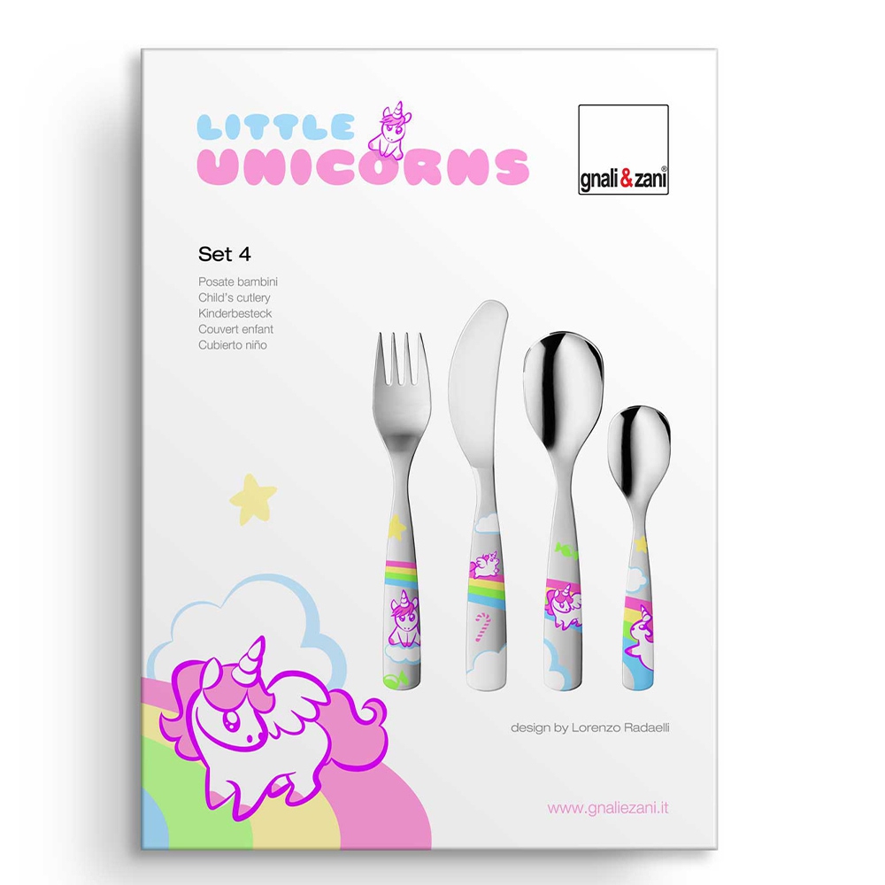 Gnali & Zani - Children's Cutlery Little Unicorns