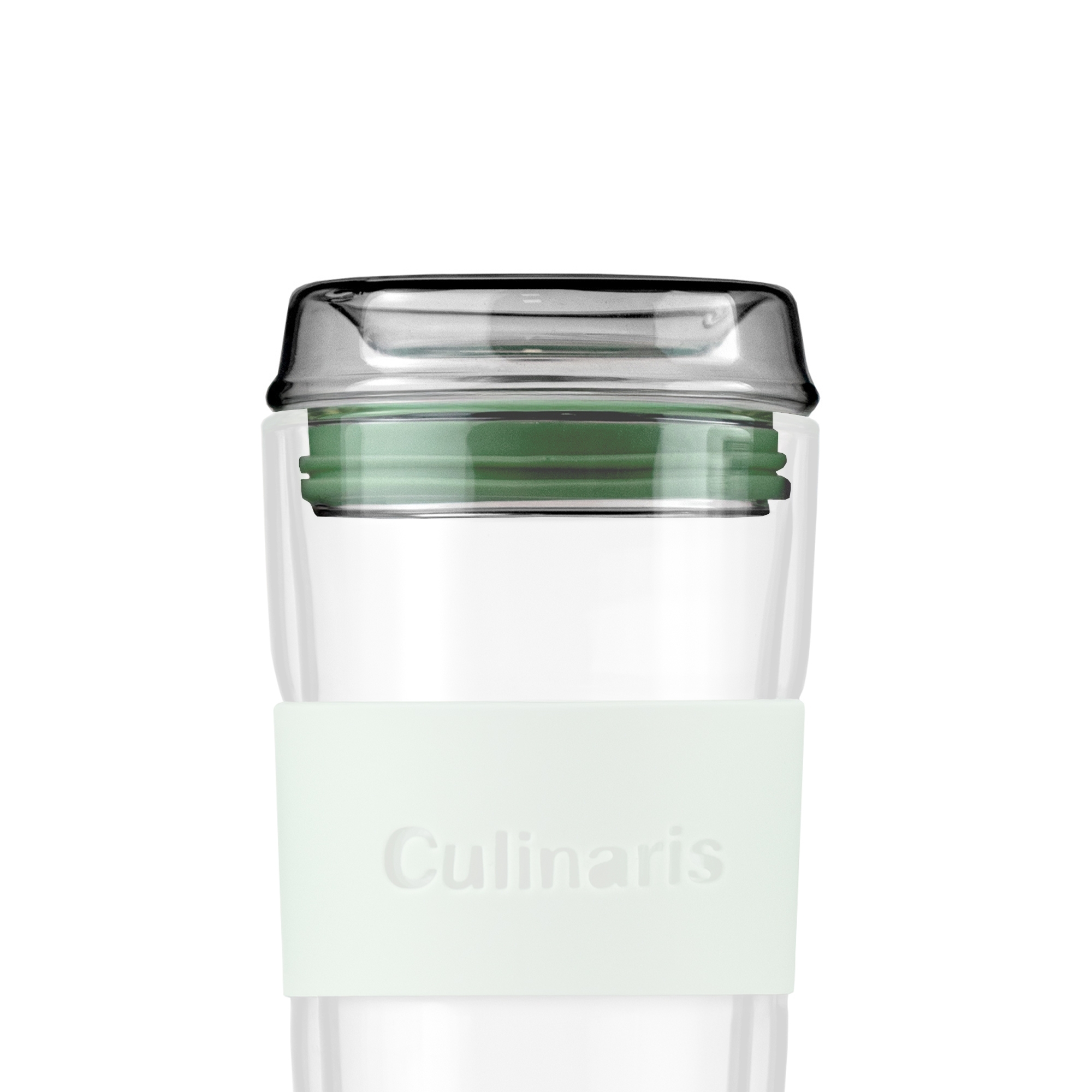 Replacement lid for glass mug + sealing ring mint - Portare | Culinaris
