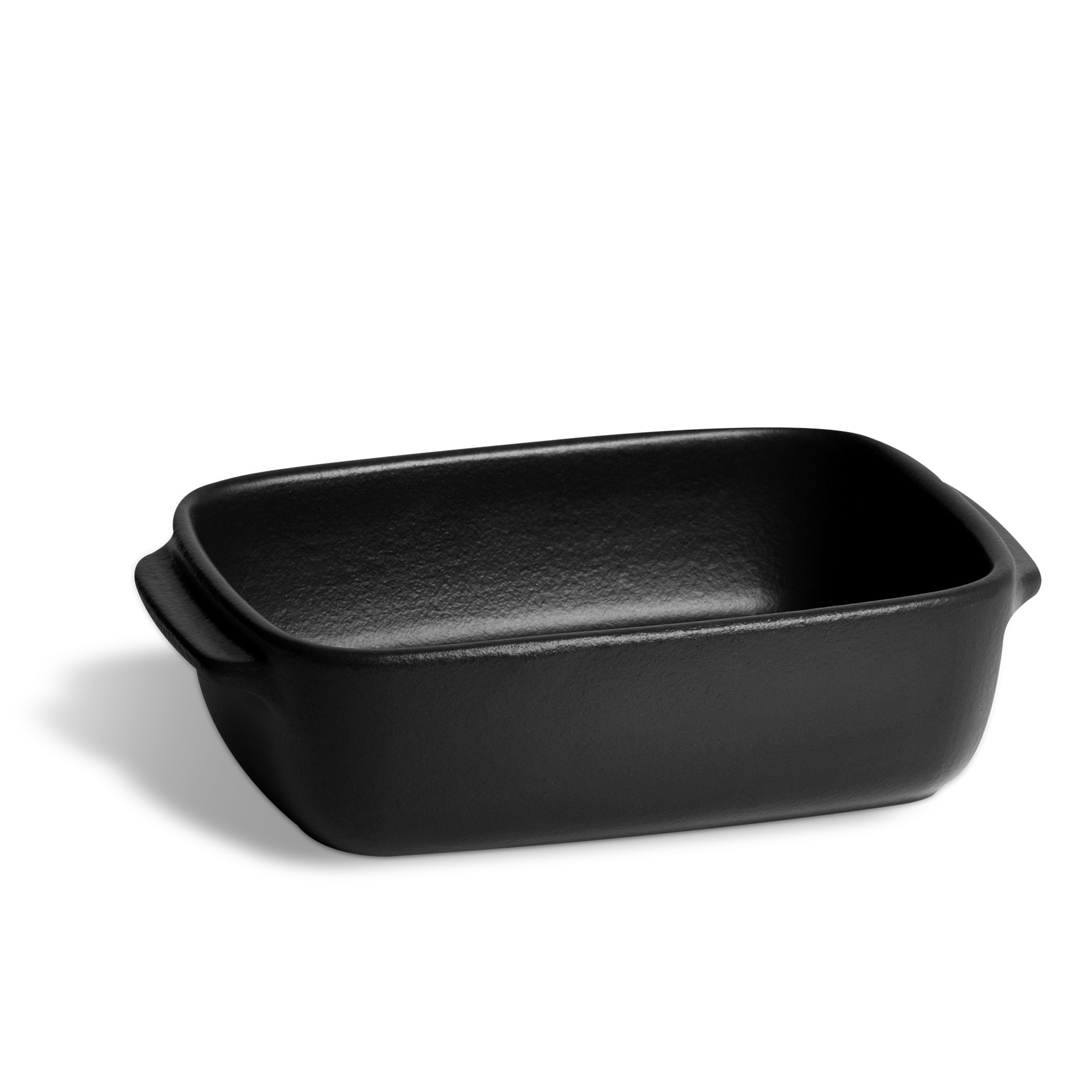Emile Henry - SOLO Mini-Schale rechteckig 18 x 12 cm I 600 ml - Basalt