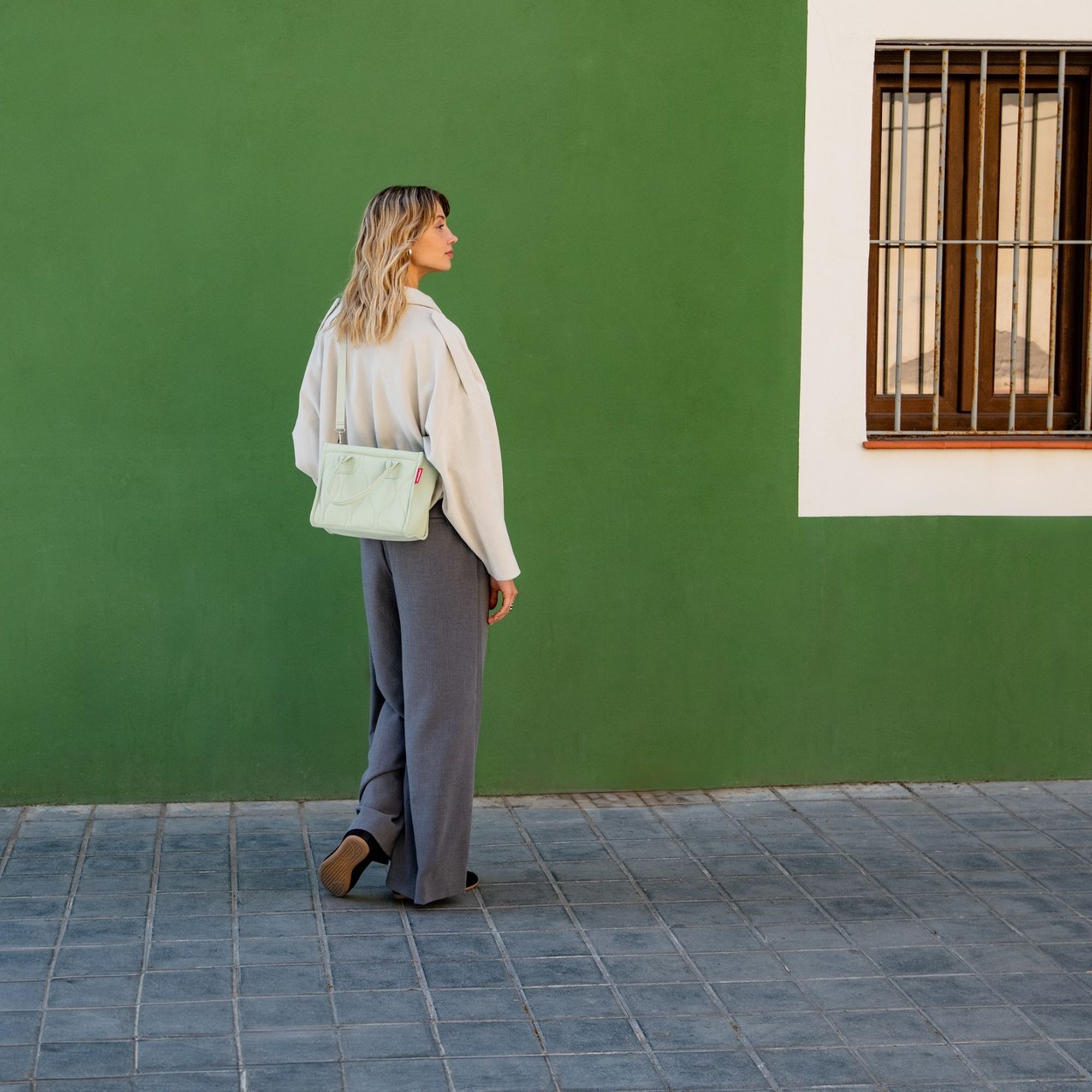 reisenthel - daily shopper XS - puffer iced matcha