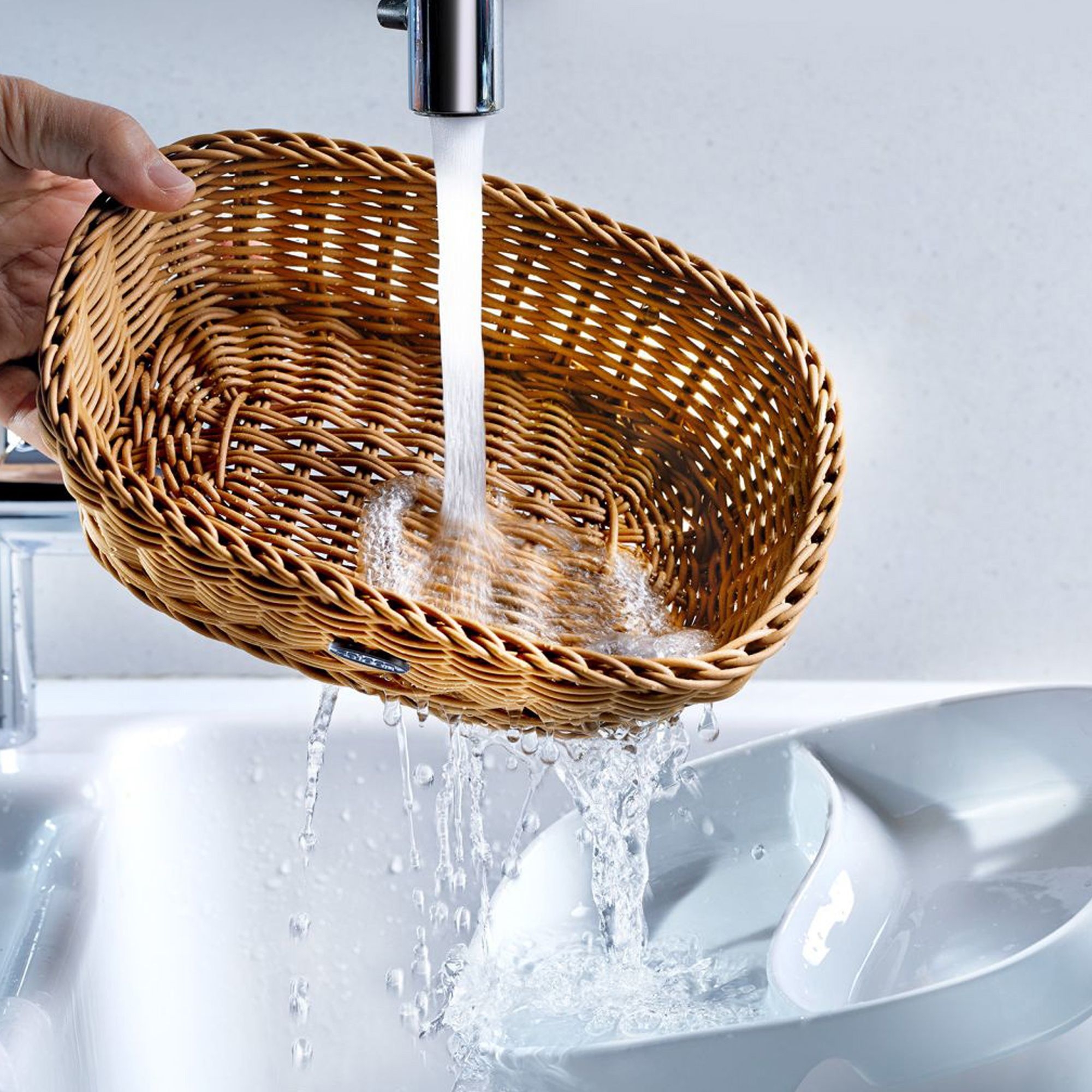 Washable Westmark Coolorista rectangular beige basket