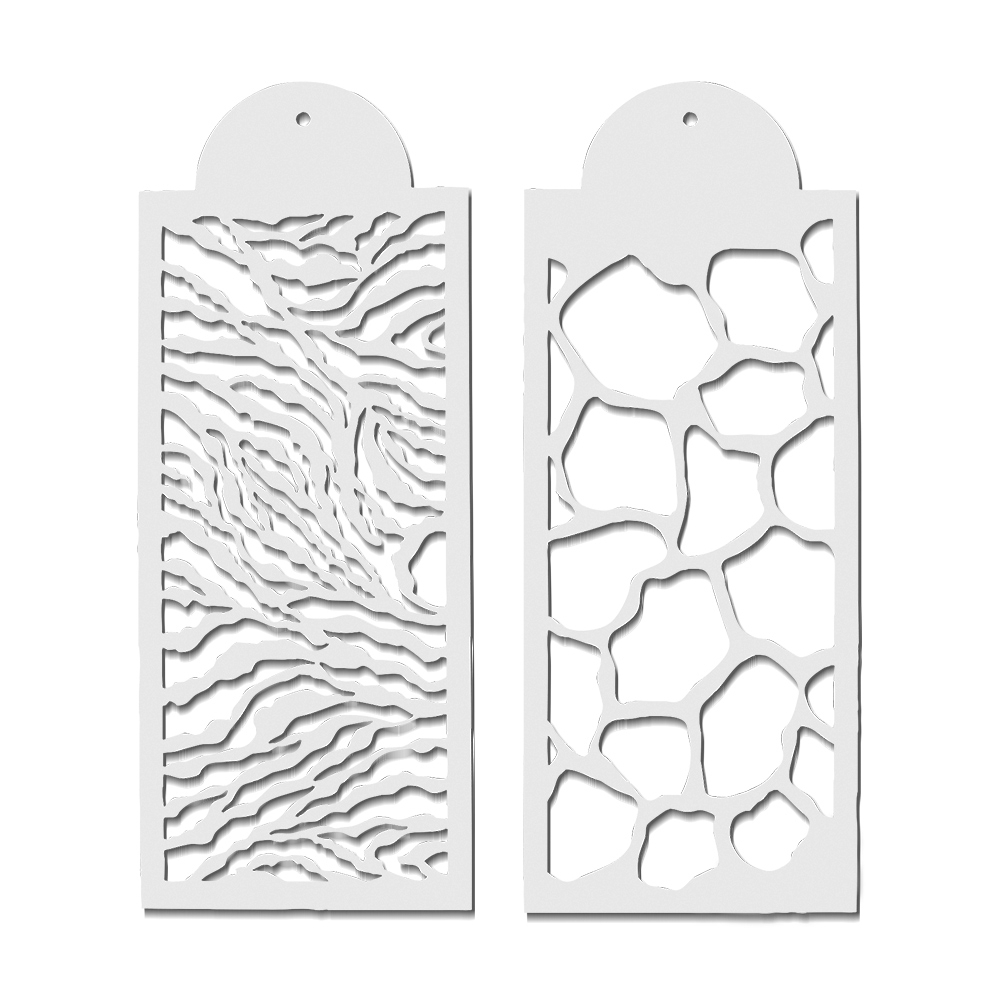 Städter - Decorative stencil Safari - 33 x 15 cm  - Set of 2