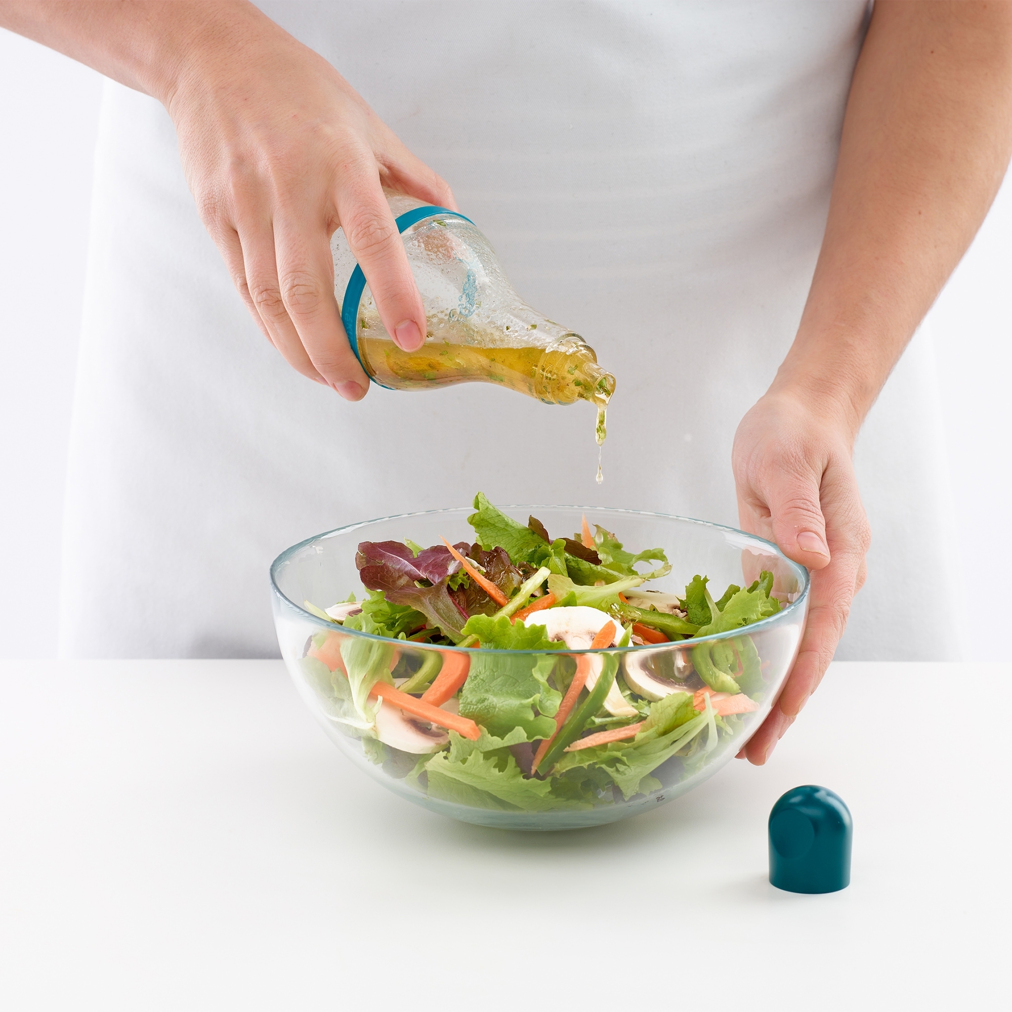 Lékué - Dressing Shaker, turquoise