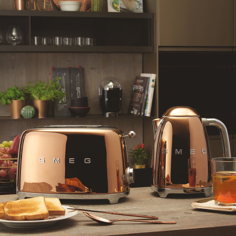 Smeg - 1.7 L kettle - design line style The 50 ° years -  Rose Gold