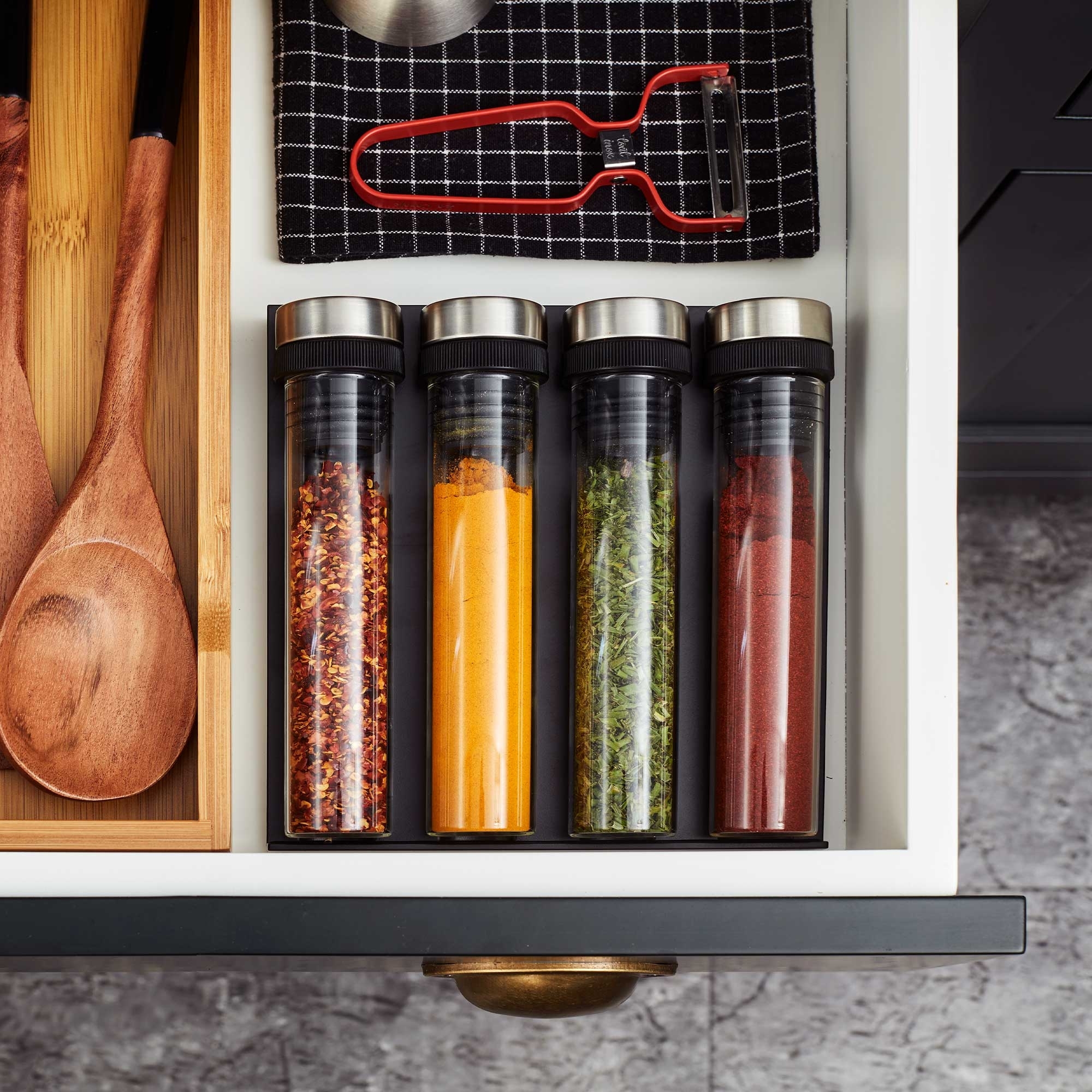 COLE & MASON - Shadwell Spice Storage for the Kitchen Drawer