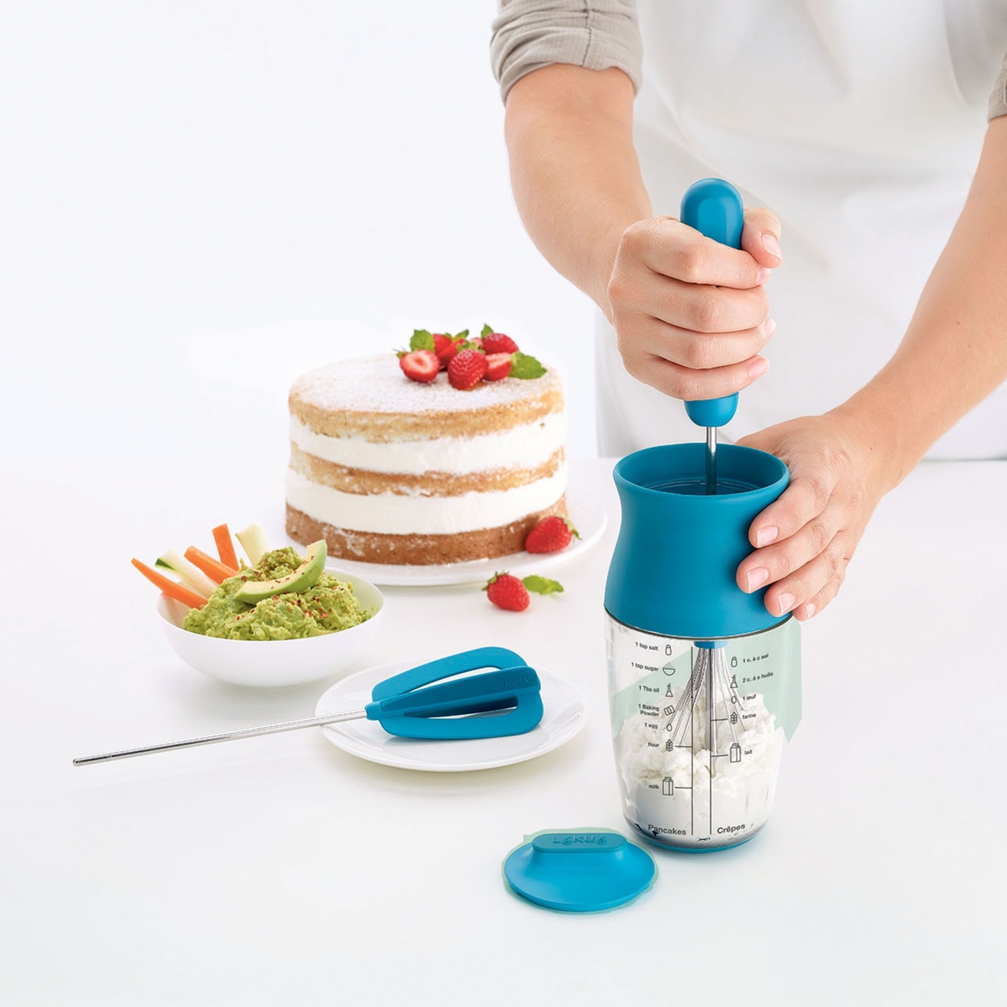 Lékué - Whisk set of 2 red Lékué - Whisk set of 2 red