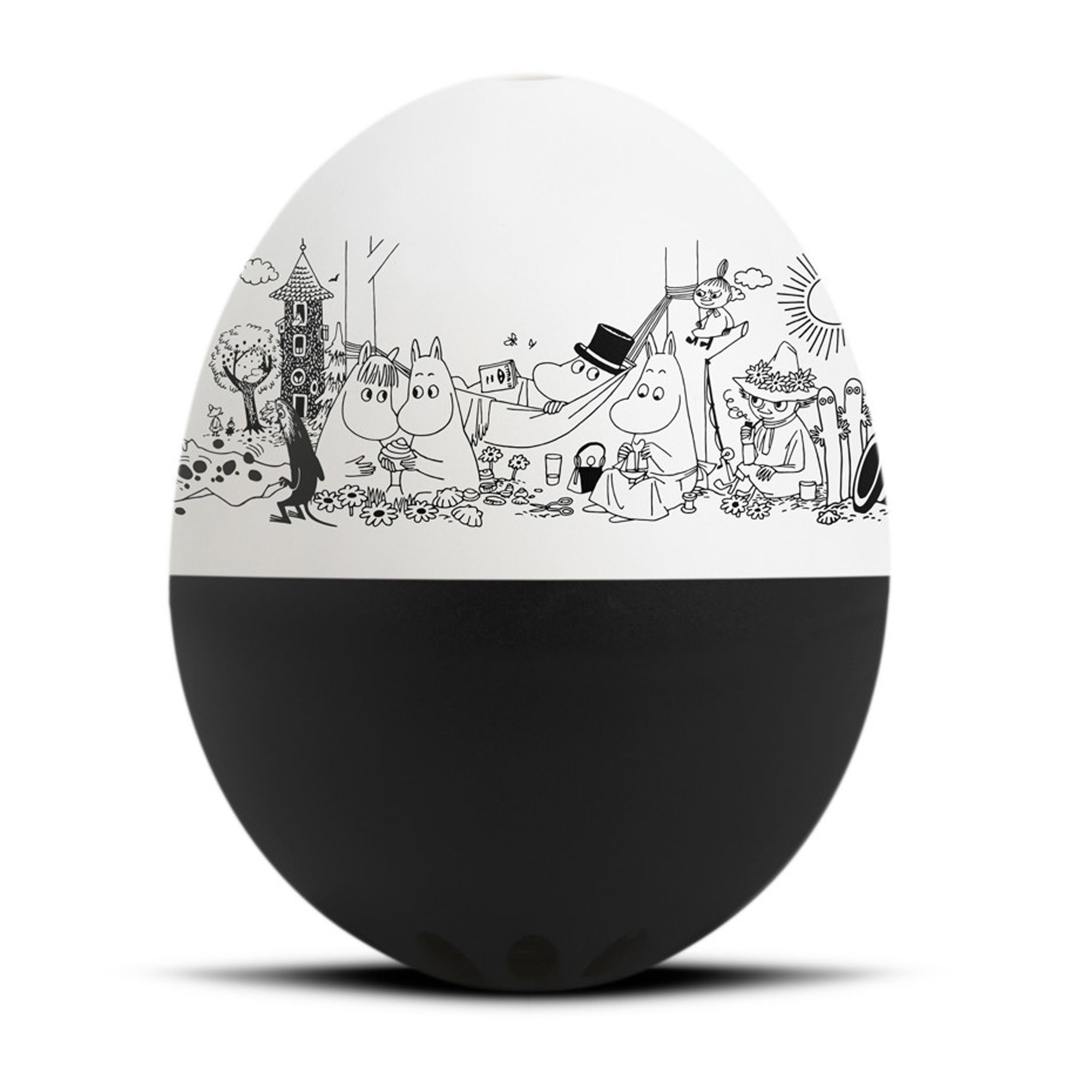 Brainstream - Beep Egg Moomin | black&white Brainstream - Beep Egg Moomin | black&white