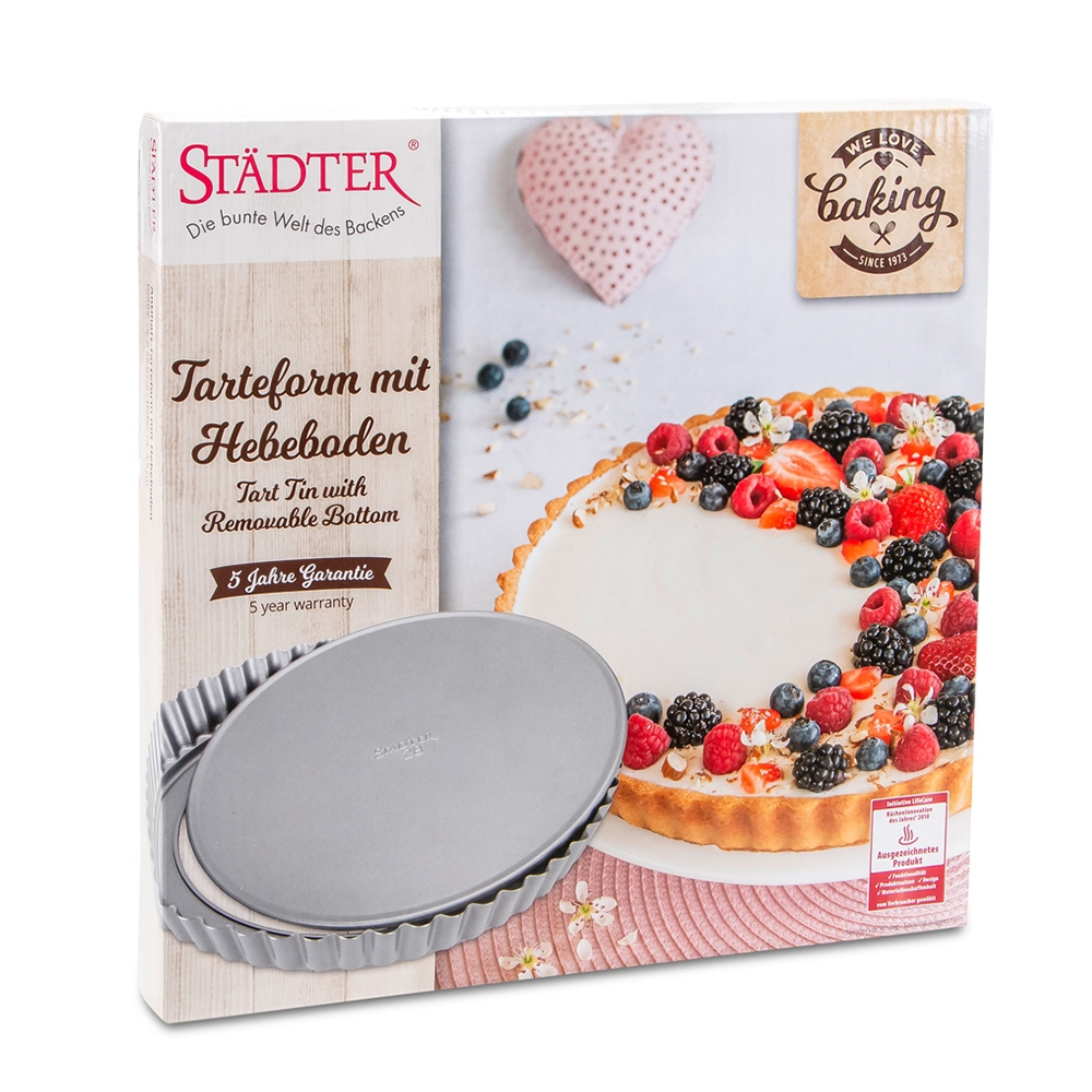 Städter - we love baking Tarte mould with loose bottom -  ø 28 cm / H 3,5 cm