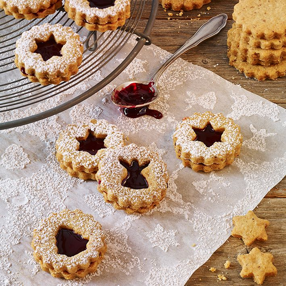 RBV Birkmann - Ausstechform  Linzer mit Tanne 5 cm RBV Birkmann - Ausstechform  Linzer mit Tanne 5 cm