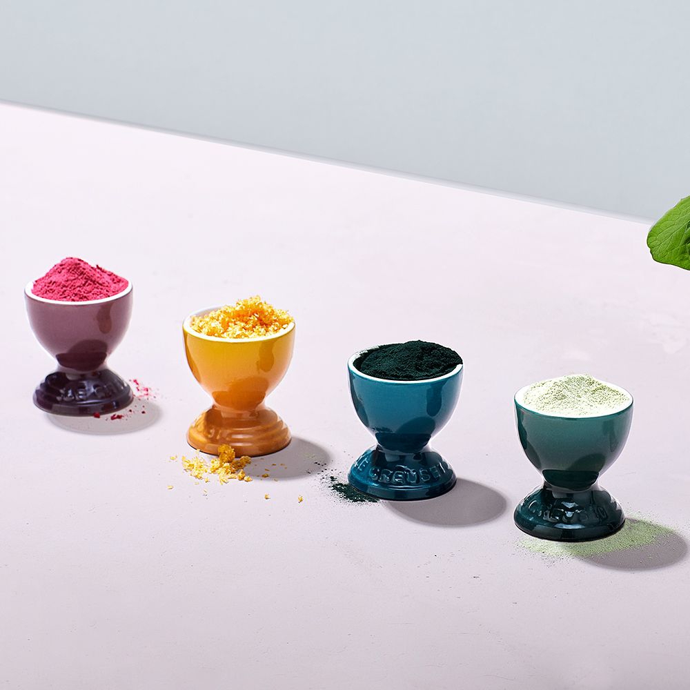 Le Creuset - Set of 4 Egg Cups - Botanique Collection