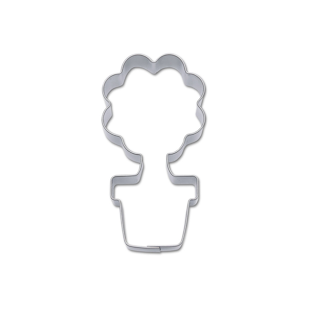 Städter - Ausstecher Blume im Topf - 7,5 cm