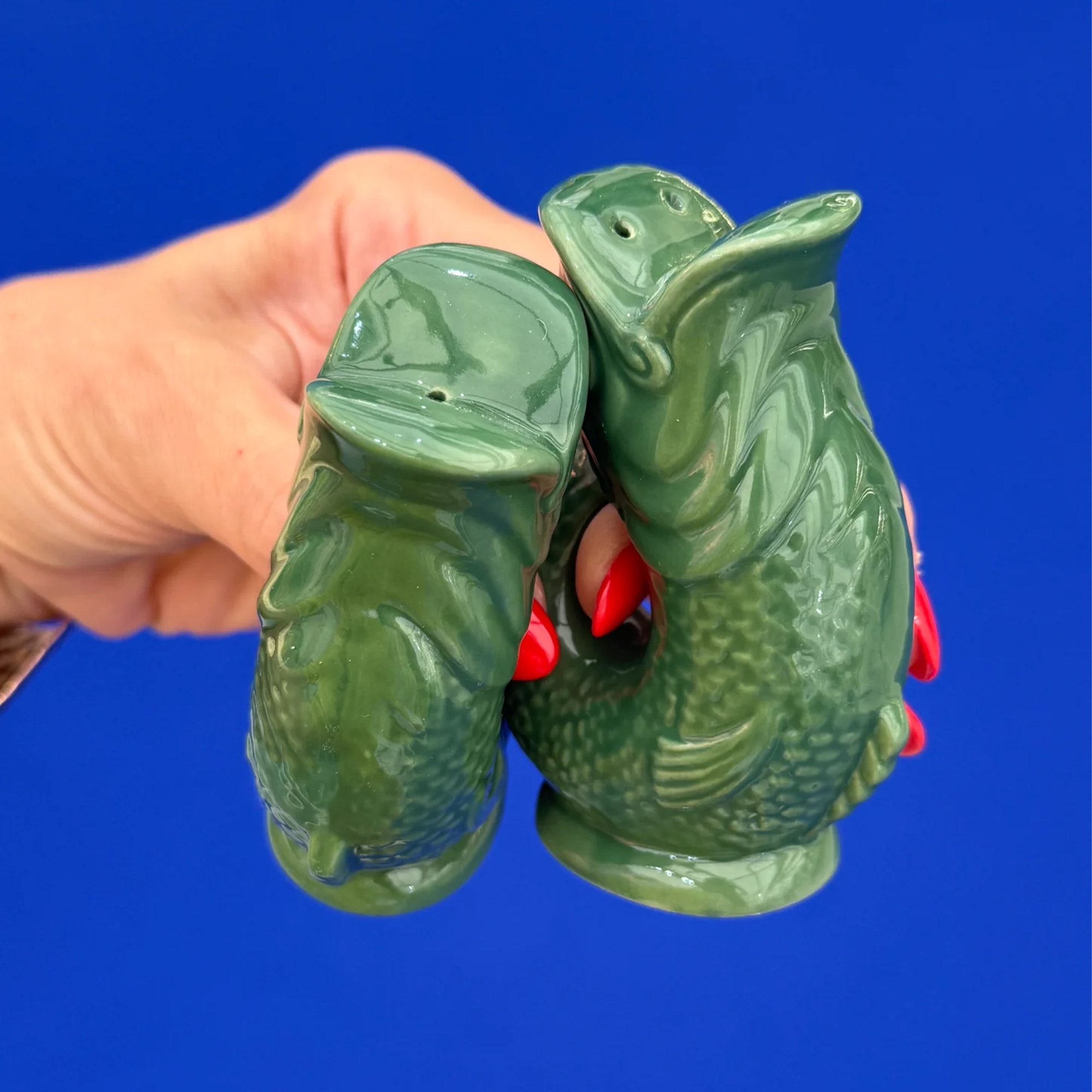 Gluckigluck - Salt & Pepper Shakers - Dark Green