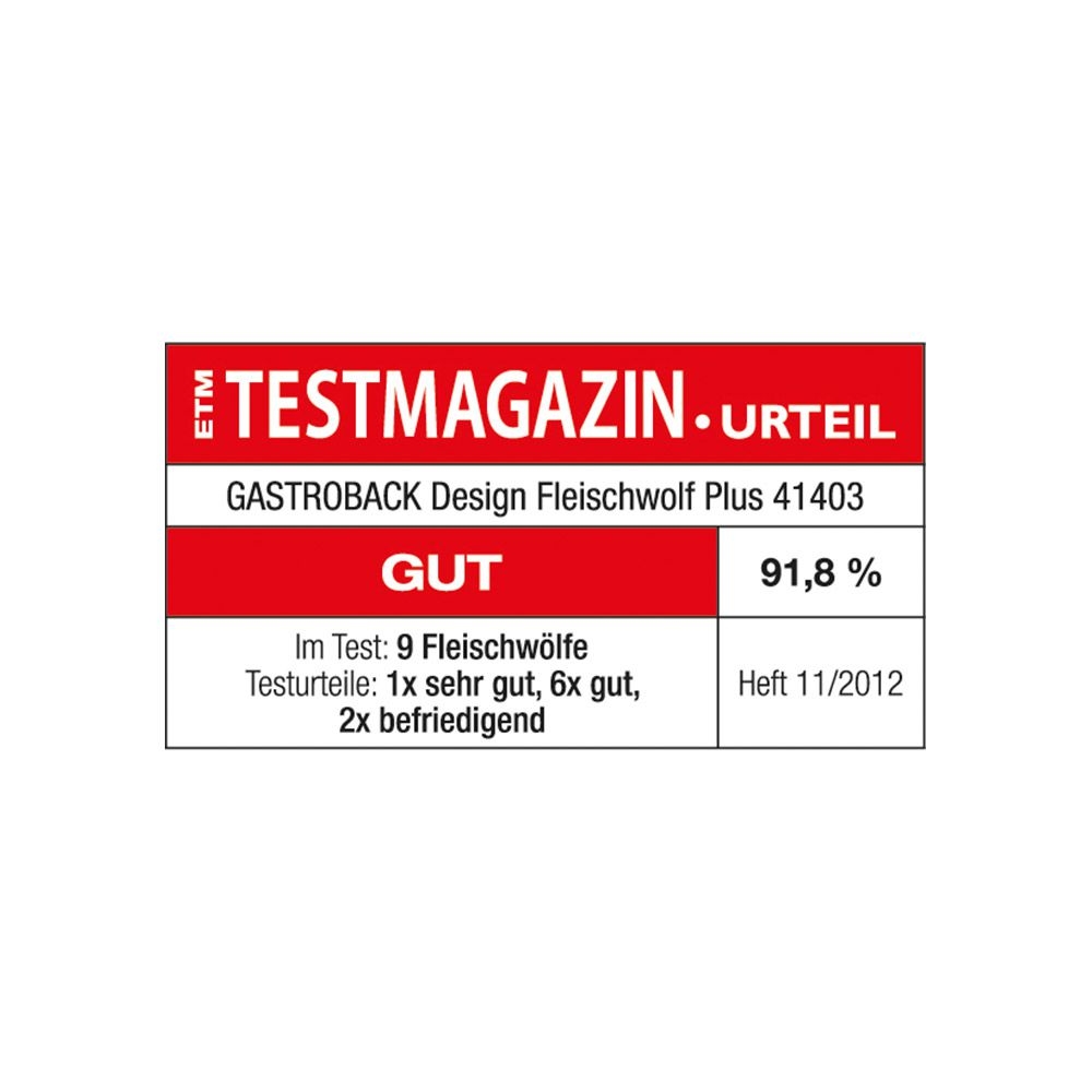 Gastroback - Design Mincer Plus Gastroback - Design Mincer Plus