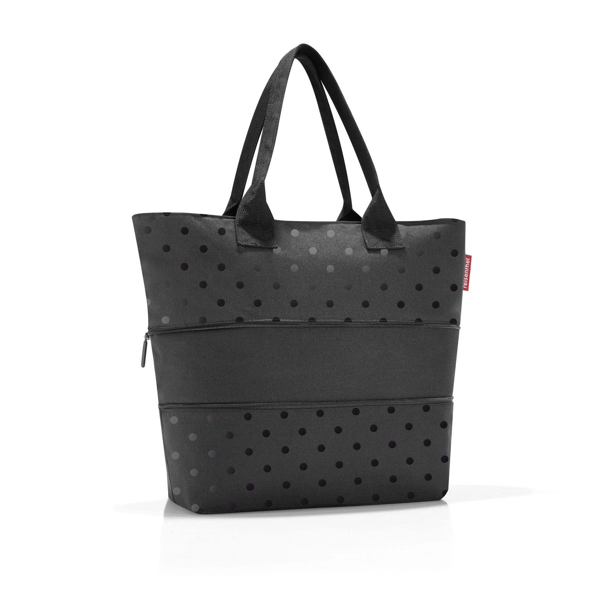 reisenthel - shopper e1 - glossy dots black