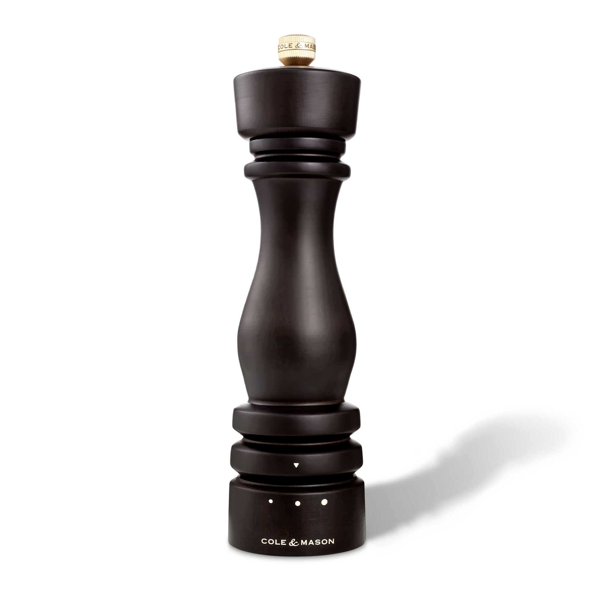 COLE & MASON - London Grind Select Salt Mill - 22 cm | Dark Stained