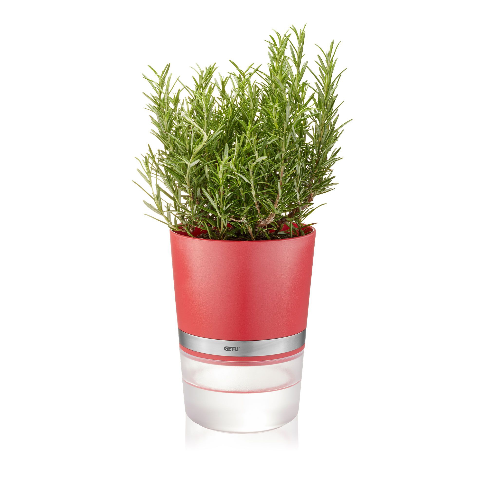 Gefu - 3 herb pots + herb scissors BOTANICO