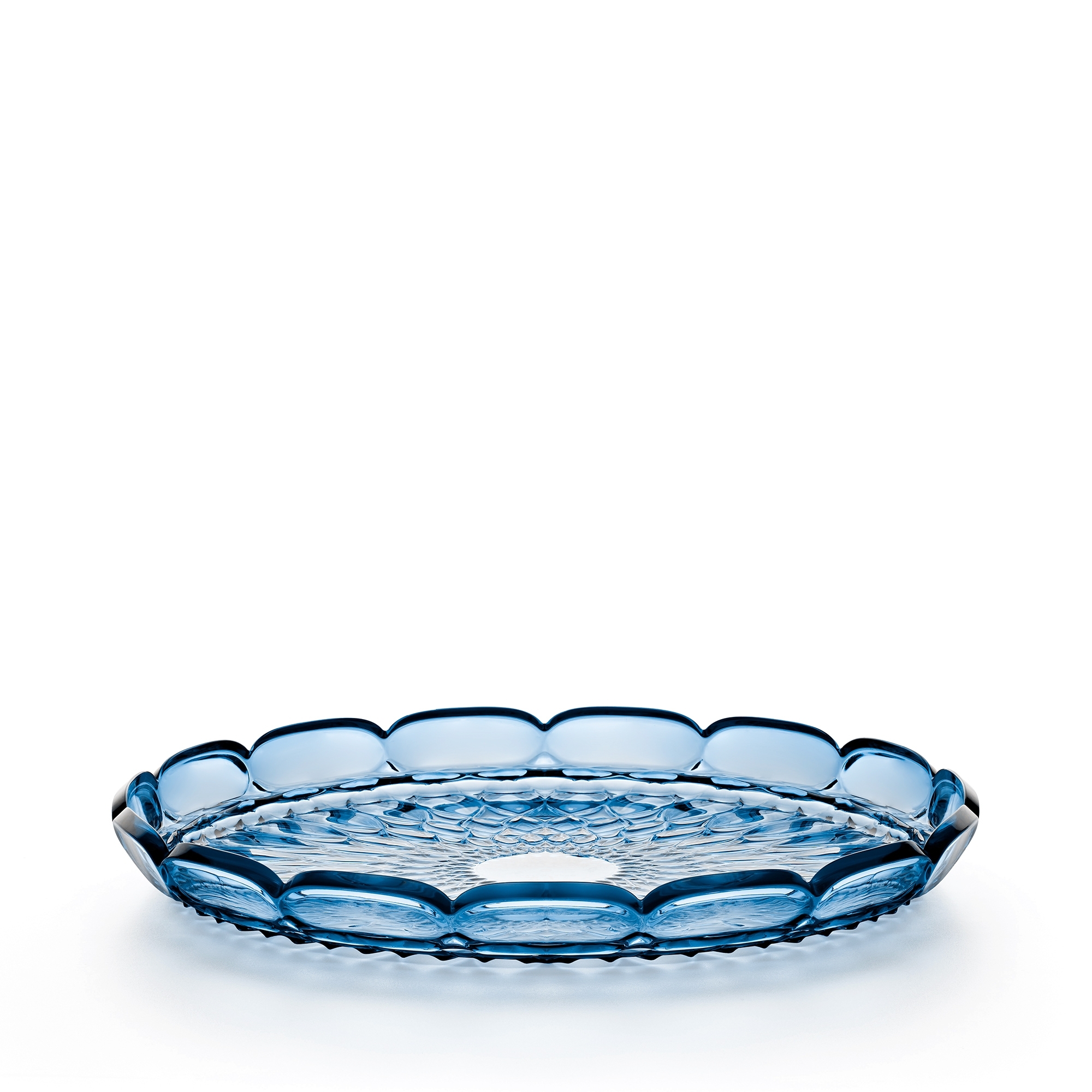 Guzzini - Rundes Tablett, groß "Vanity", sky blue