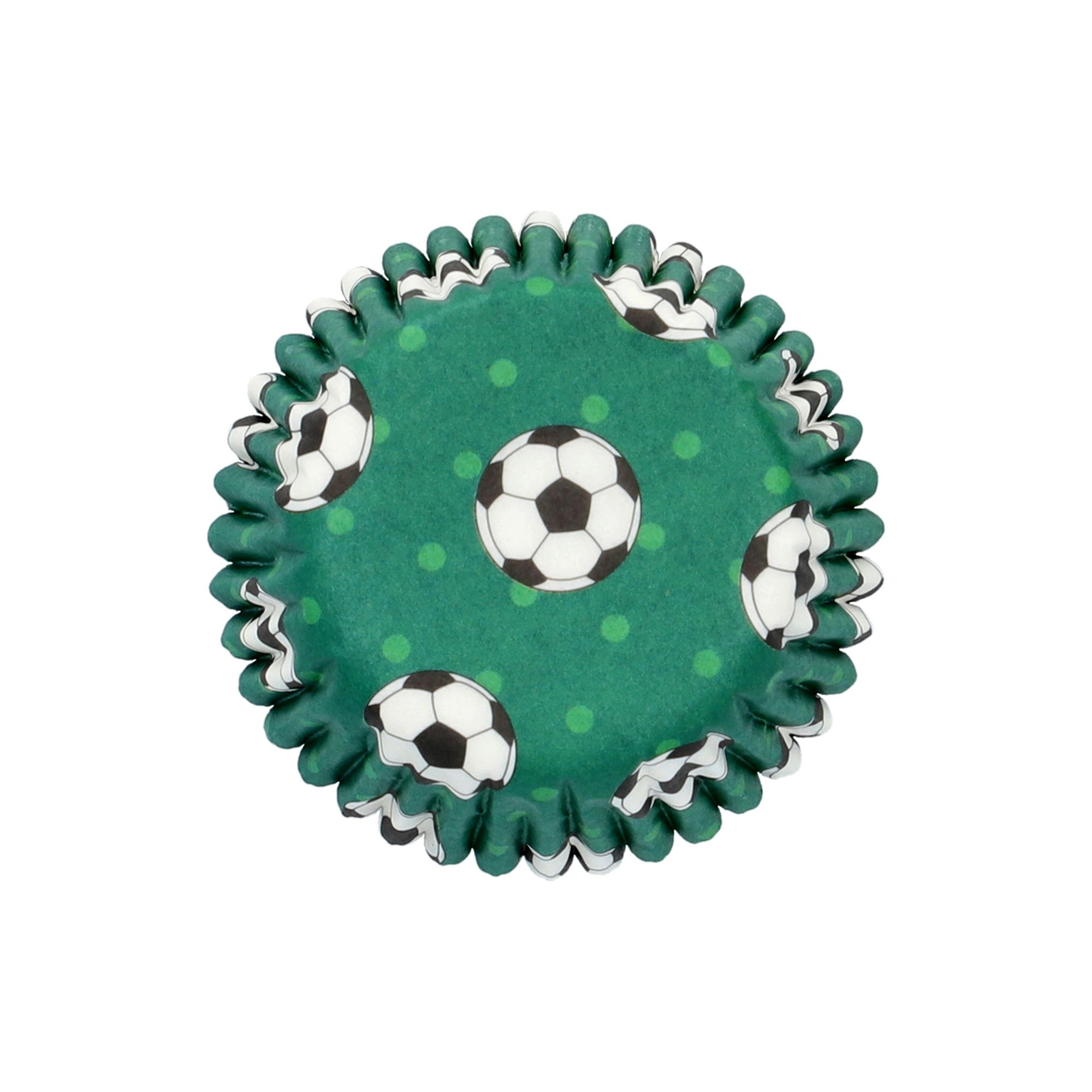 Birkmann - Papierbackförmchen Fußball - Ø 7 cm - 100 Stück