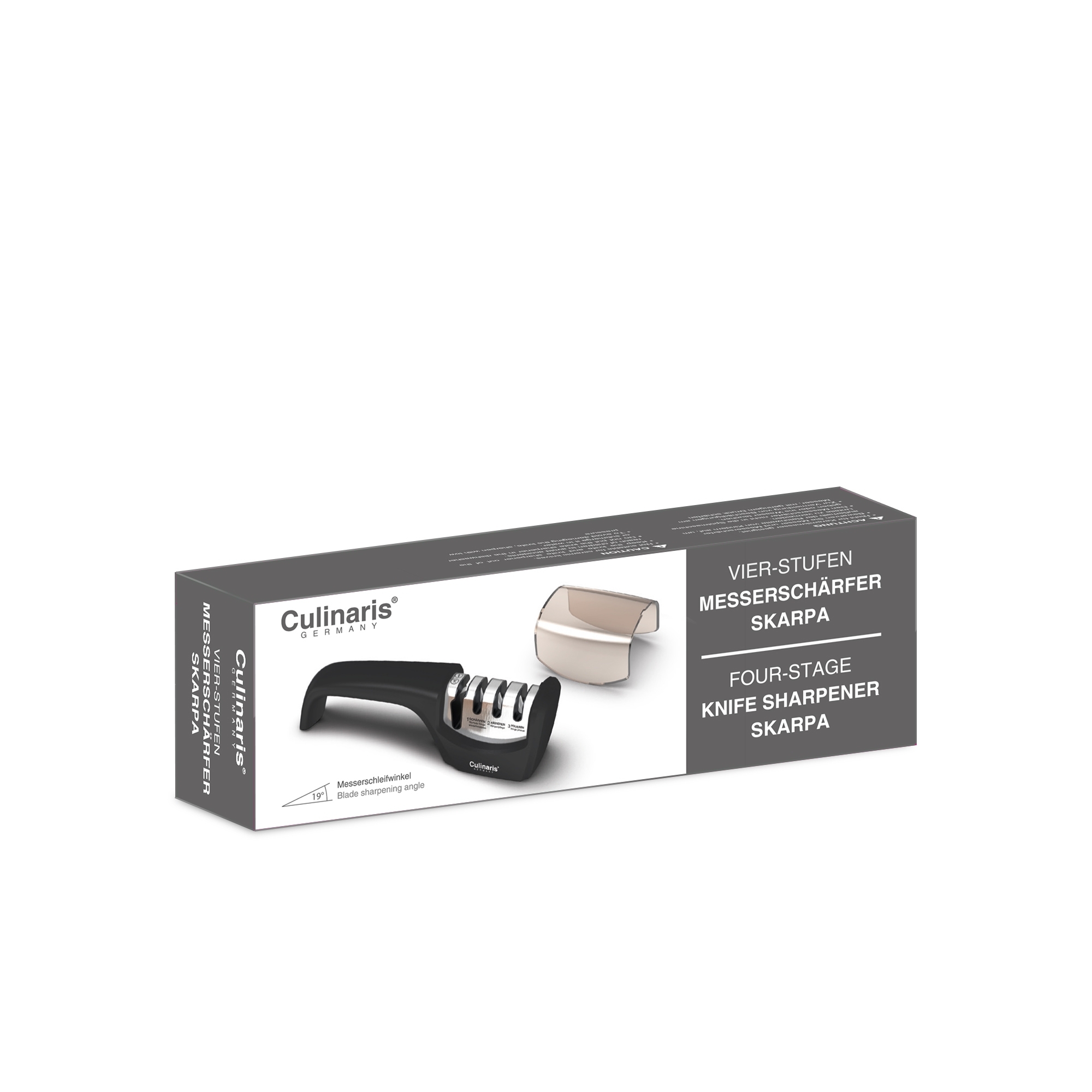 Knife sharpener - SKARPA - Black | Culinaris