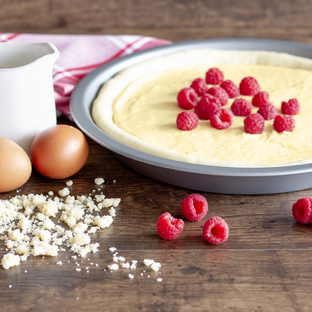 Städter - We-Love-Baking Cake pan / tart pan - with a firm base and angled edge - ø 27 cm / H 3 cm