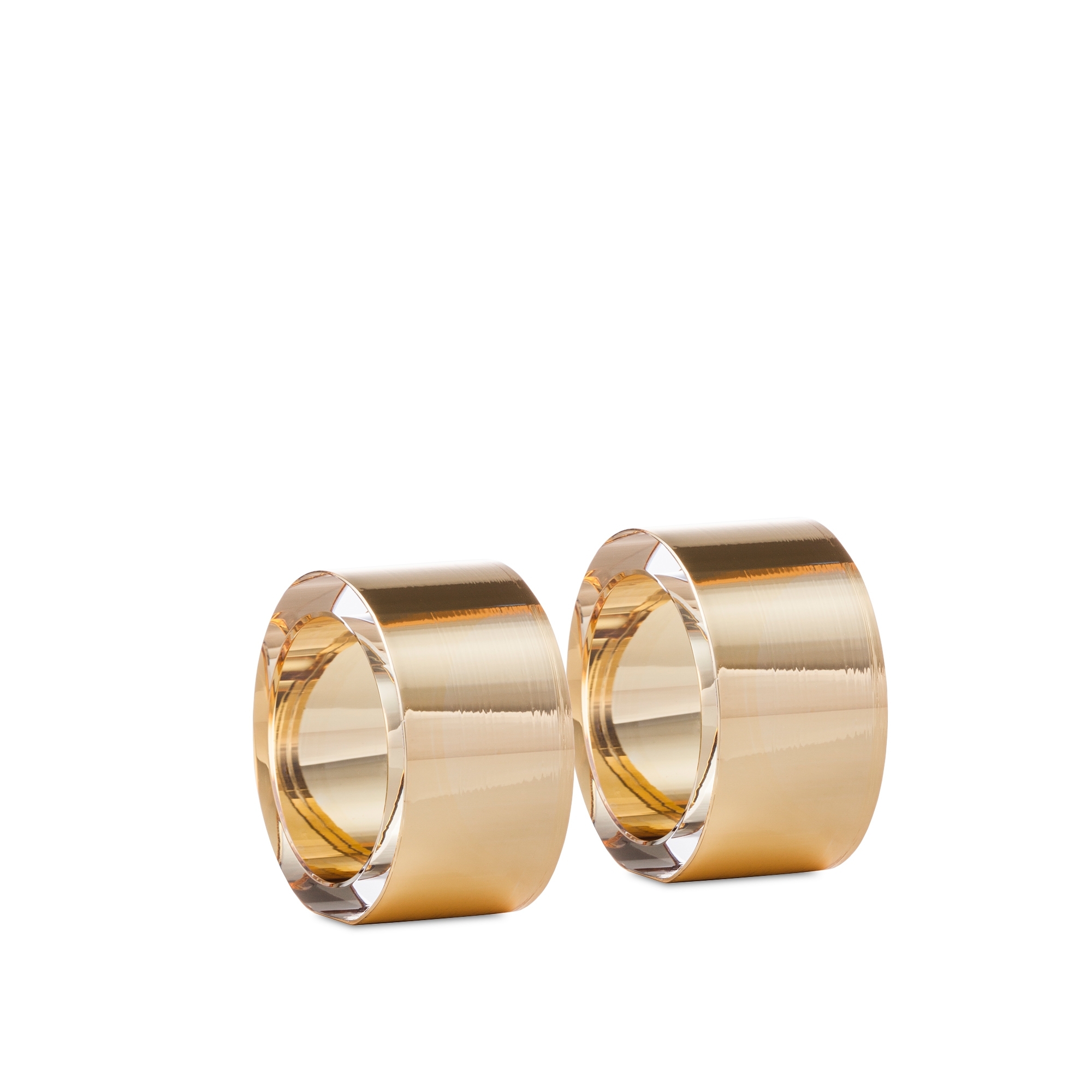 Eisch – Napkin rings, set of 2, gold