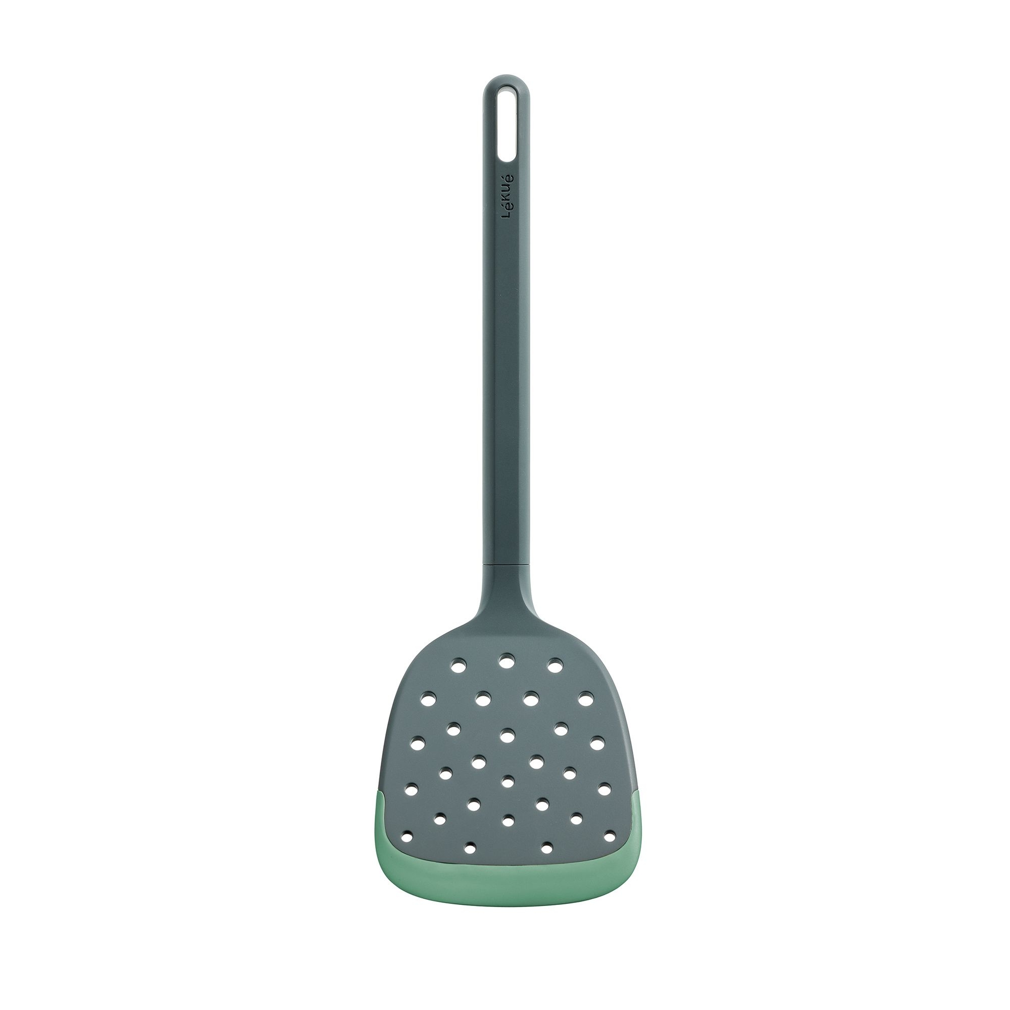 Lekue - Küchentools, 5er-Set mit Halter - grau/grün