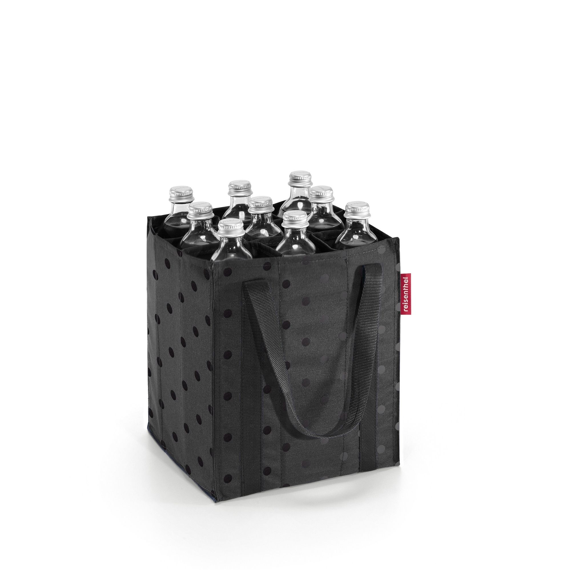 reisenthel - bottlebag - glossy dots black reisenthel - bottlebag - glossy dots black