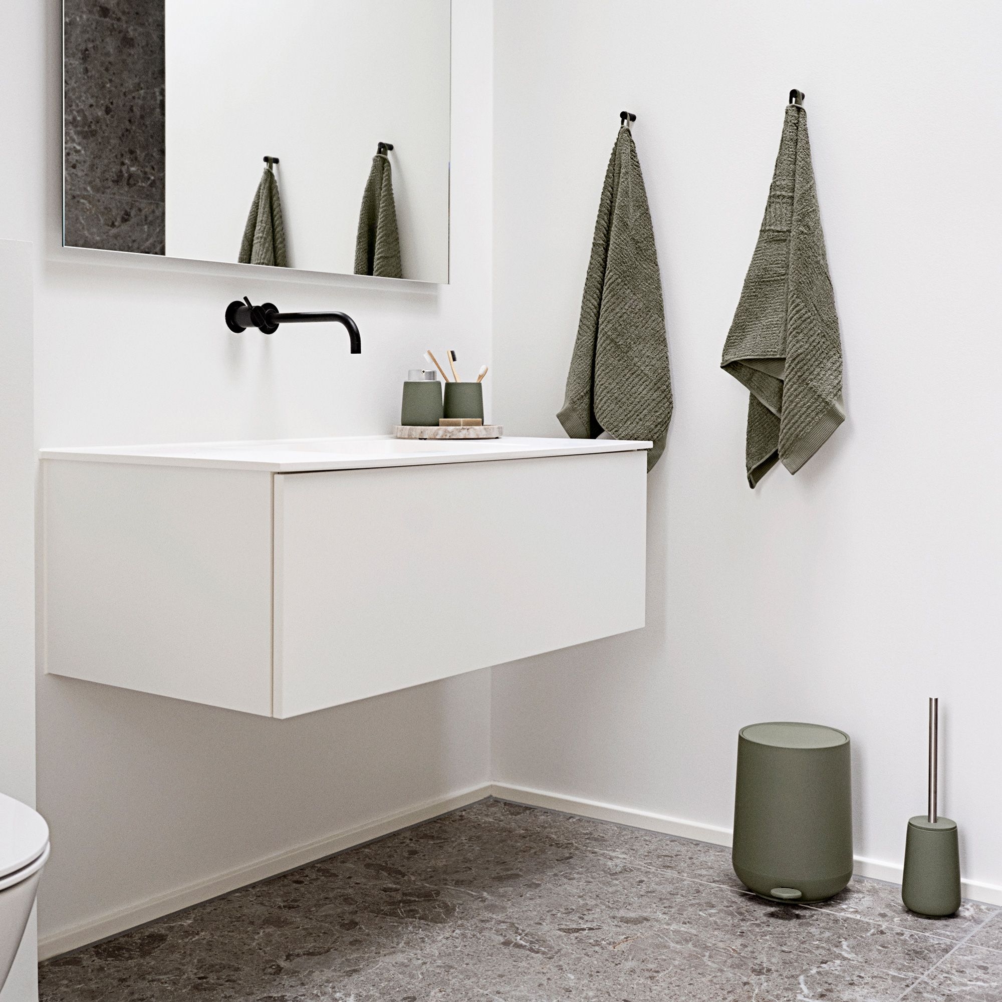 Zone - Nova Pedaleimer 5 L - Olive Green