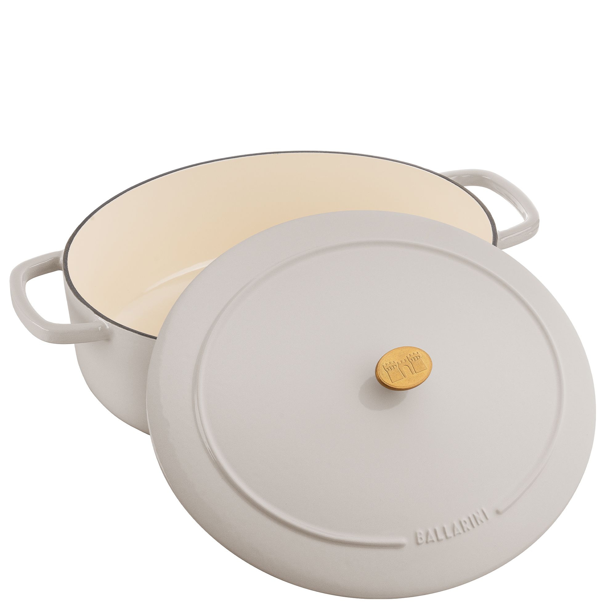BALLARINI - Cocotte | Bellamonte | oval | 37 cm | Ivory BALLARINI - Cocotte | Bellamonte | oval | 37 cm | Ivory