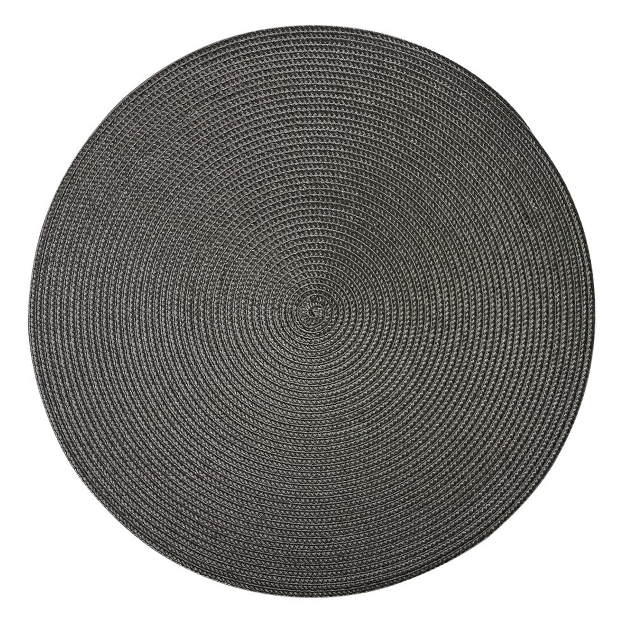 Westmark - Placemat »Circle«, round Ø 38 cm, anthracite