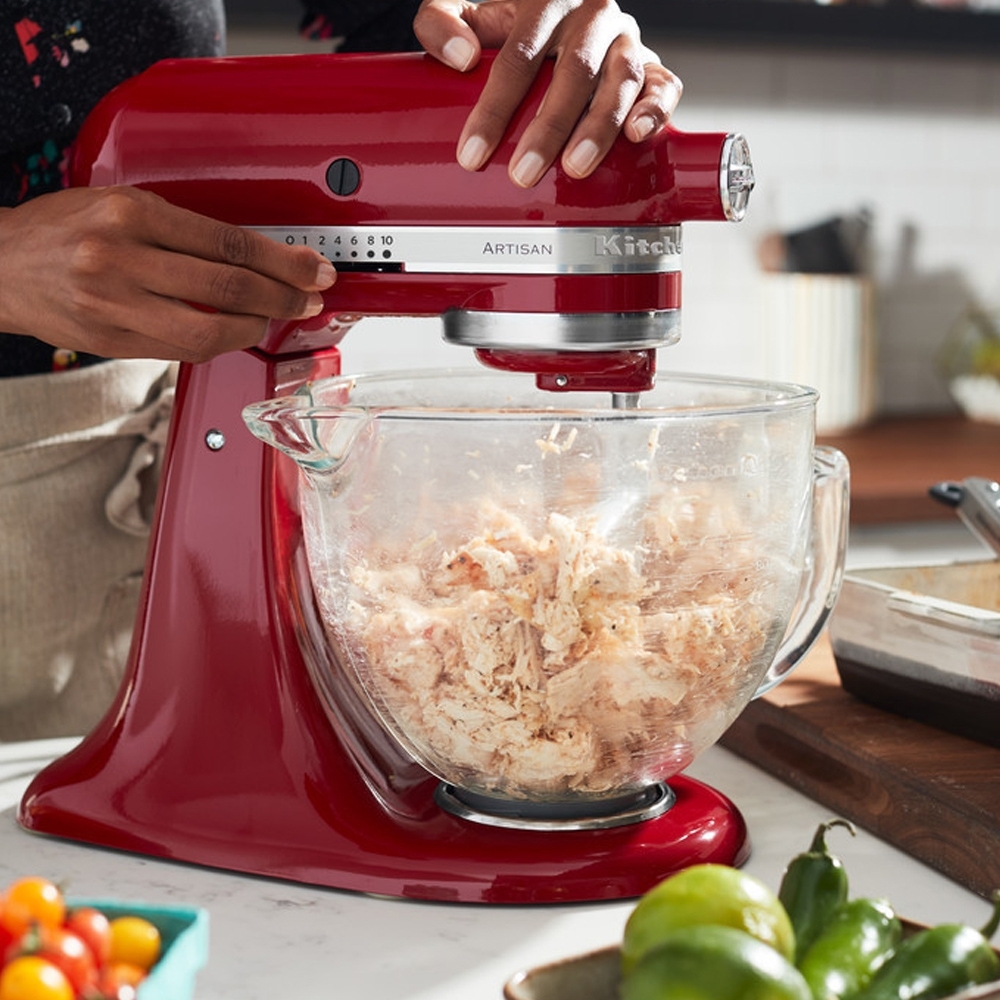 KitchenAid - Artisan Küchenmaschine 5KSM185PS - Set - Empire Rot