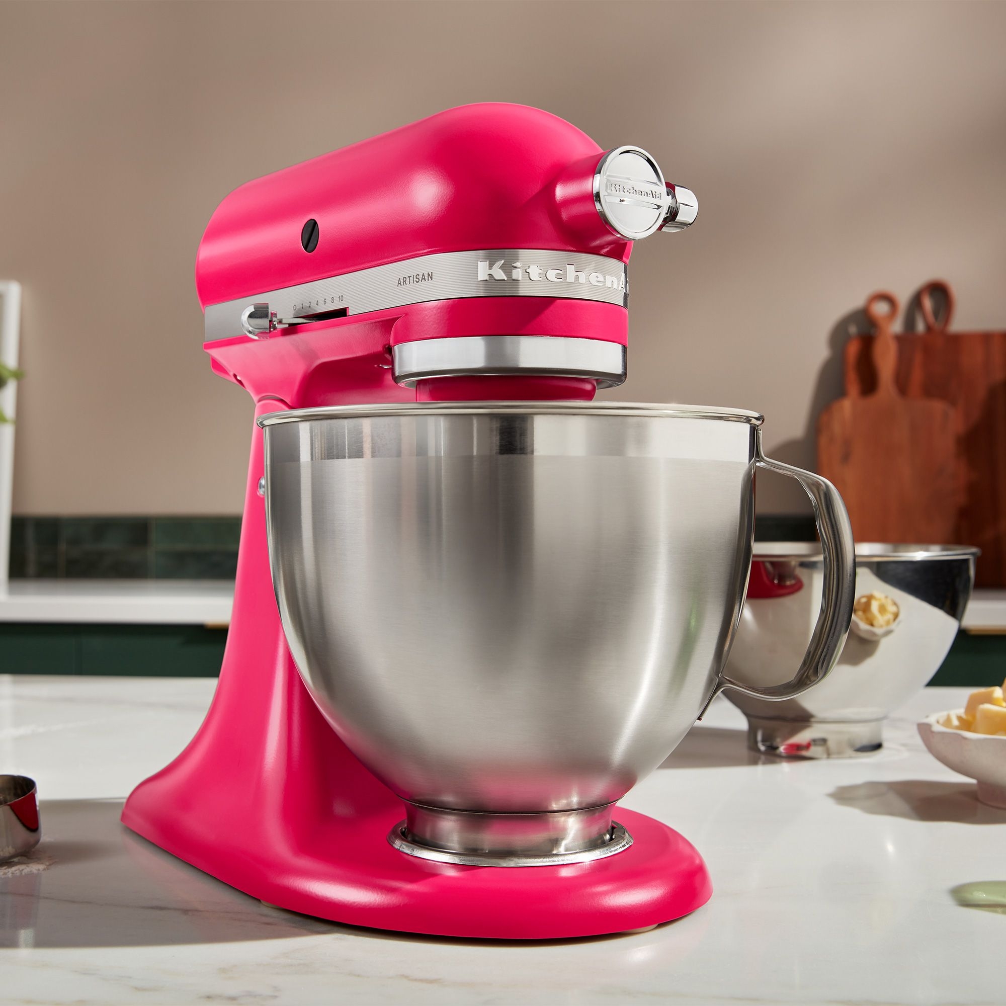 KitchenAid - Artisan Stand Mixer 5KSM195PS - Hibiskus KitchenAid - Artisan Stand Mixer 5KSM195PS - Hibiskus