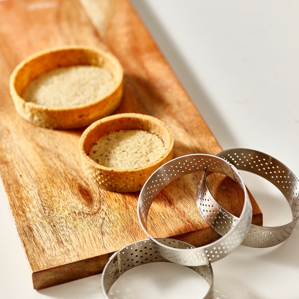 de Buyer - Tortenring gelocht - Höhe 2 cm - Edelstahl